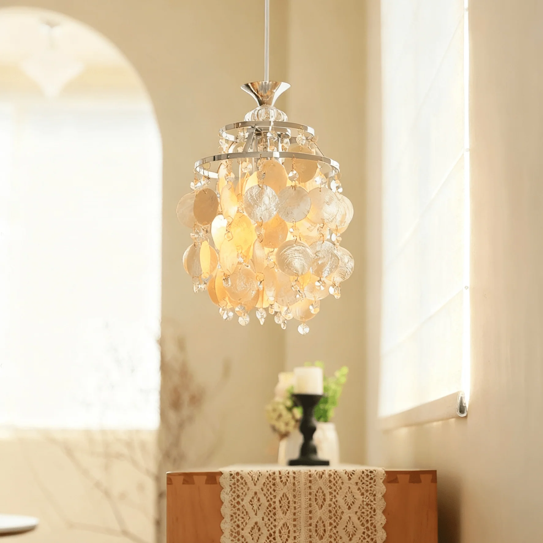 Shell Disc Pendant Light - Image 10