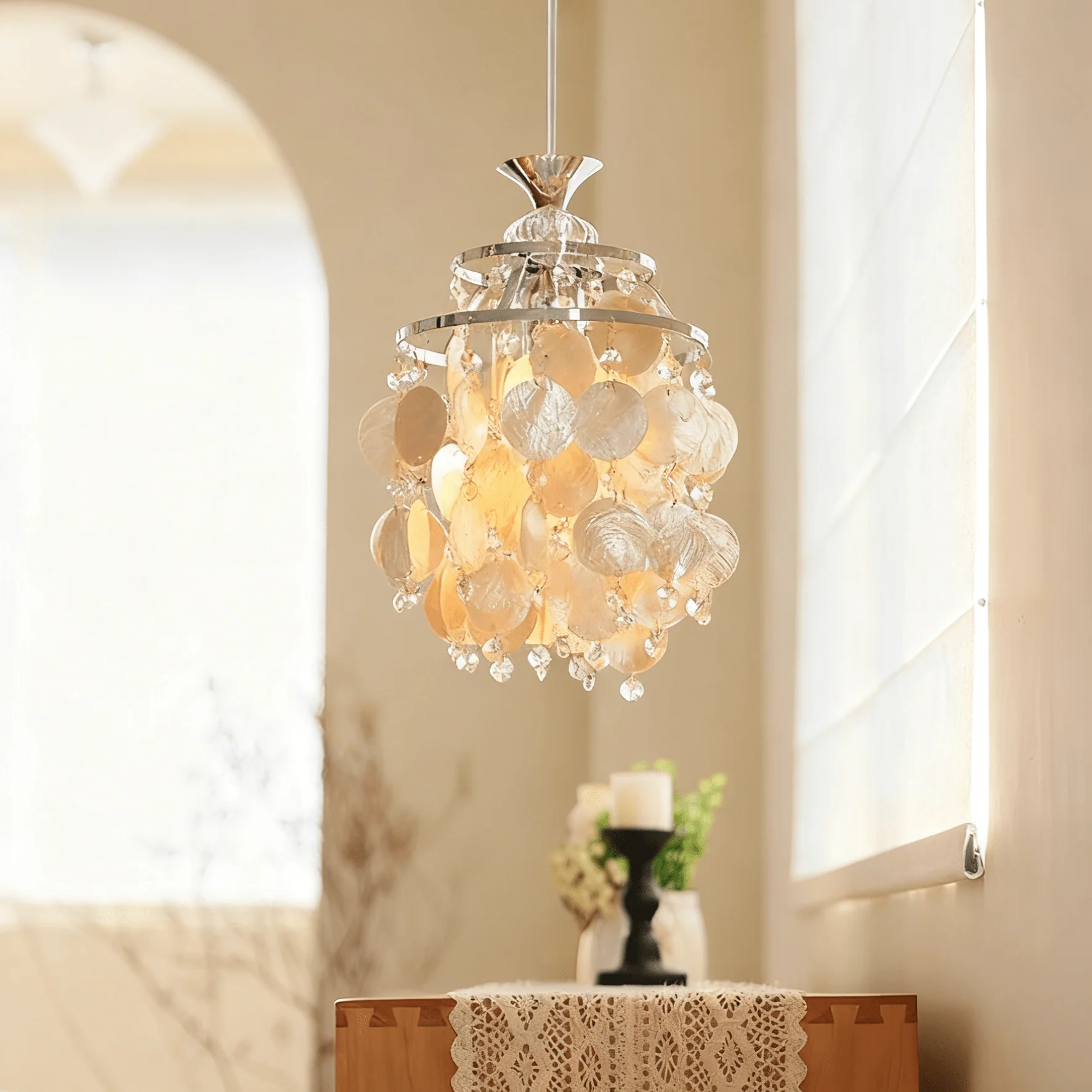 Shell Disc Pendant Light - Image 13