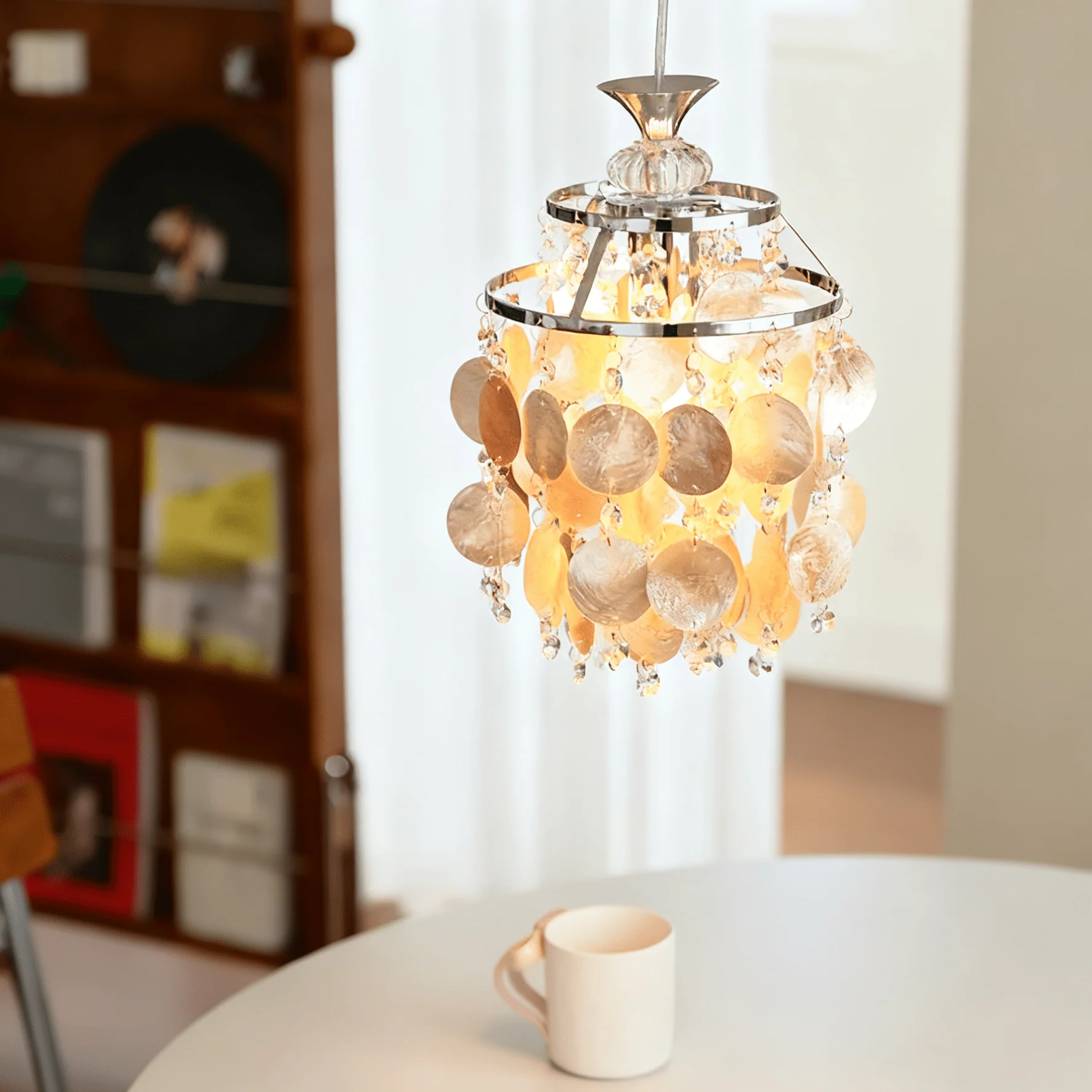 Shell Disc Pendant Light - Image 2