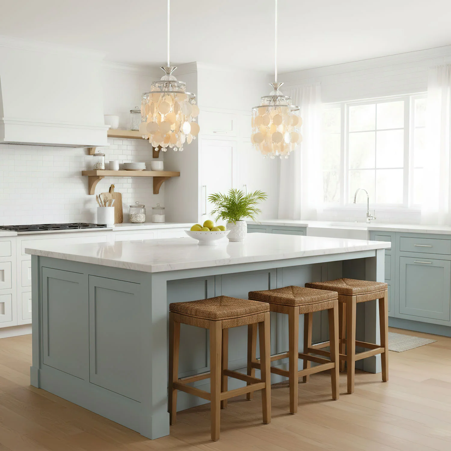 Shell Disc Pendant Light - Image 4