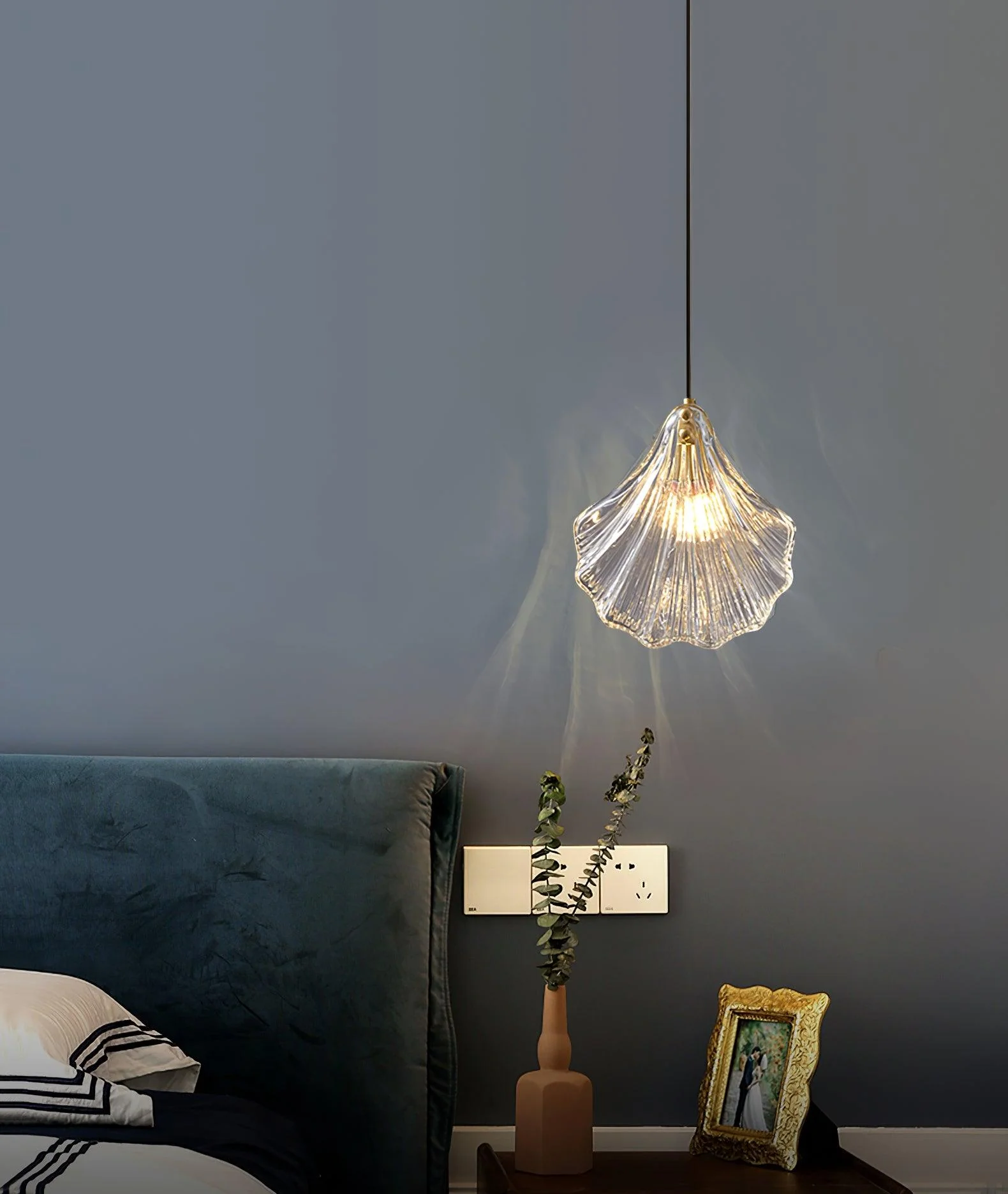 Shell Mini Pendant Swag Light - Image 22