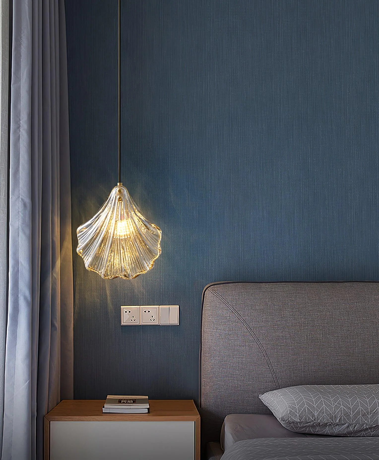 Shell Mini Pendant Swag Light - Image 26
