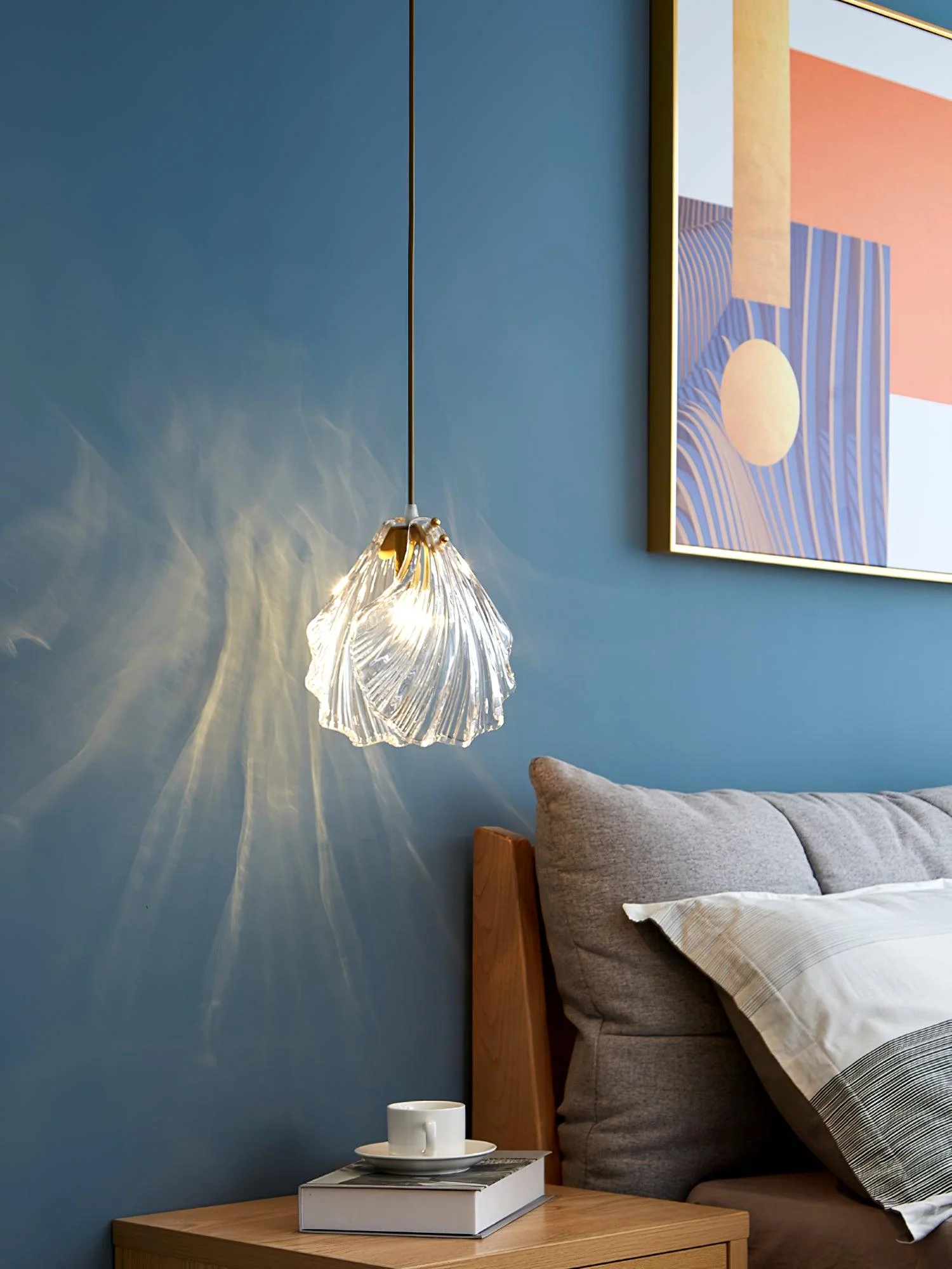 Shell Mini Pendant Swag Light - Image 27