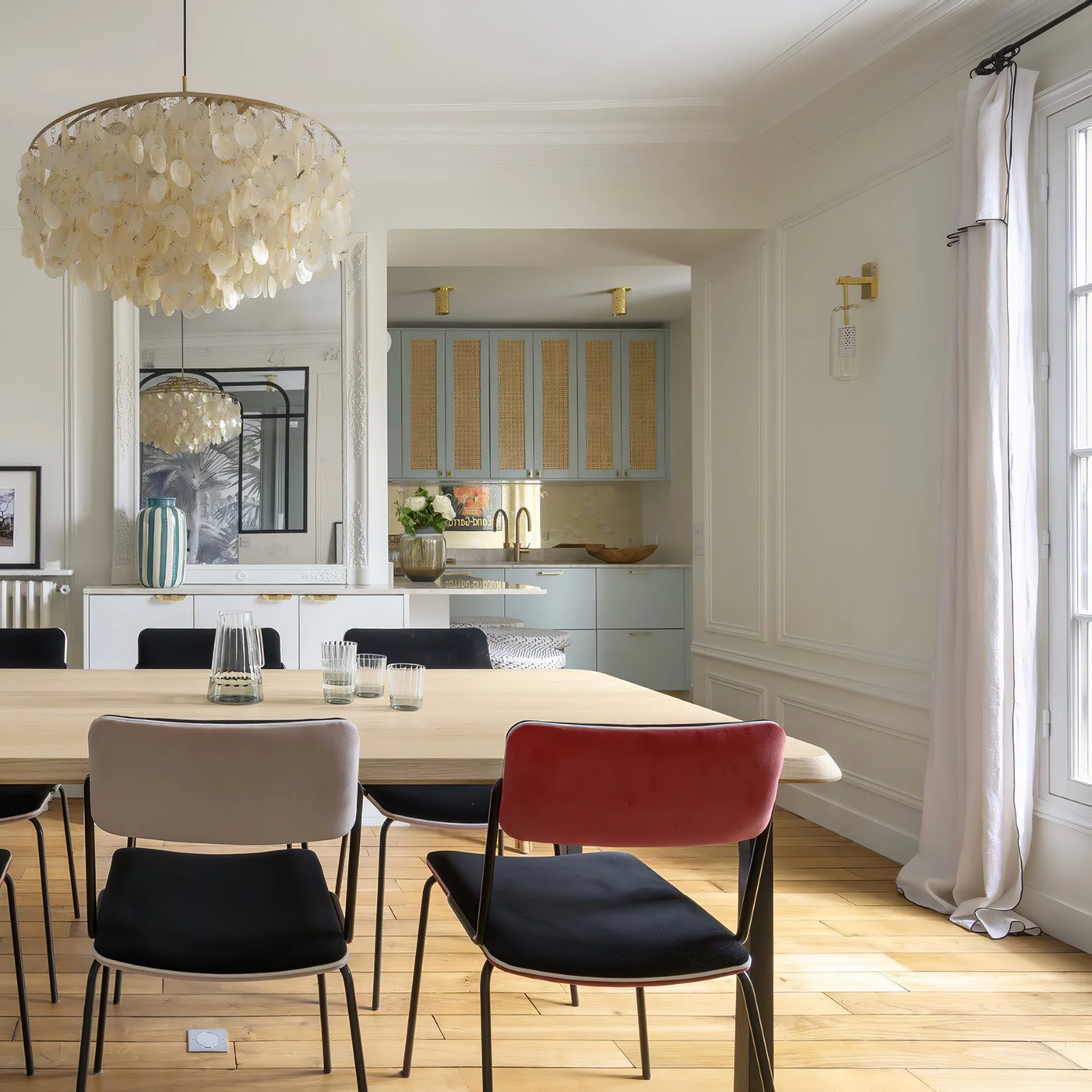 Round Shell Chandelier - Image 100