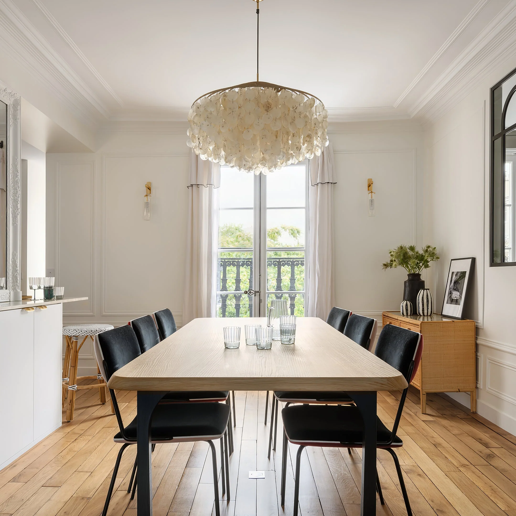 Round Shell Chandelier - Image 102