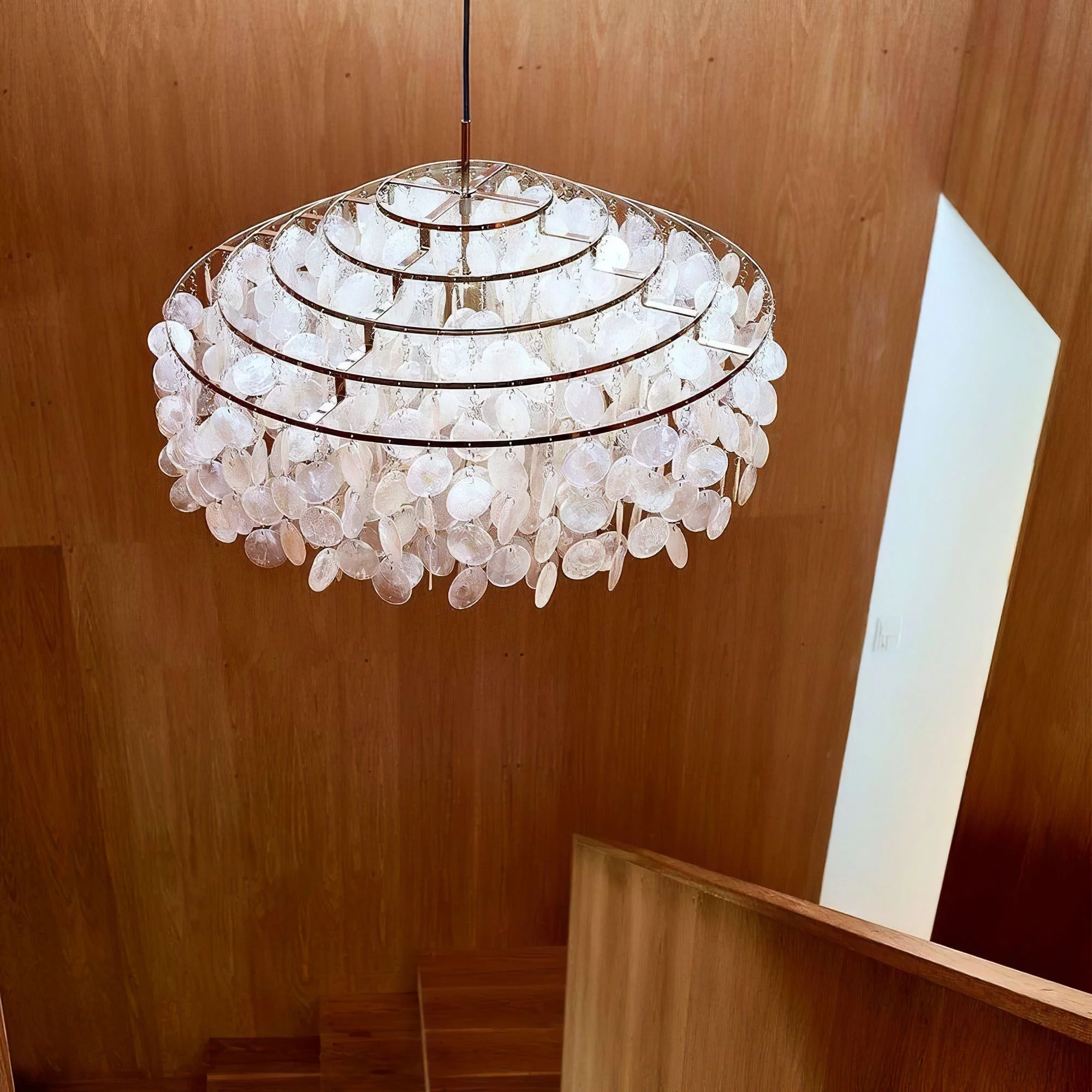 Round Shell Chandelier - Image 110