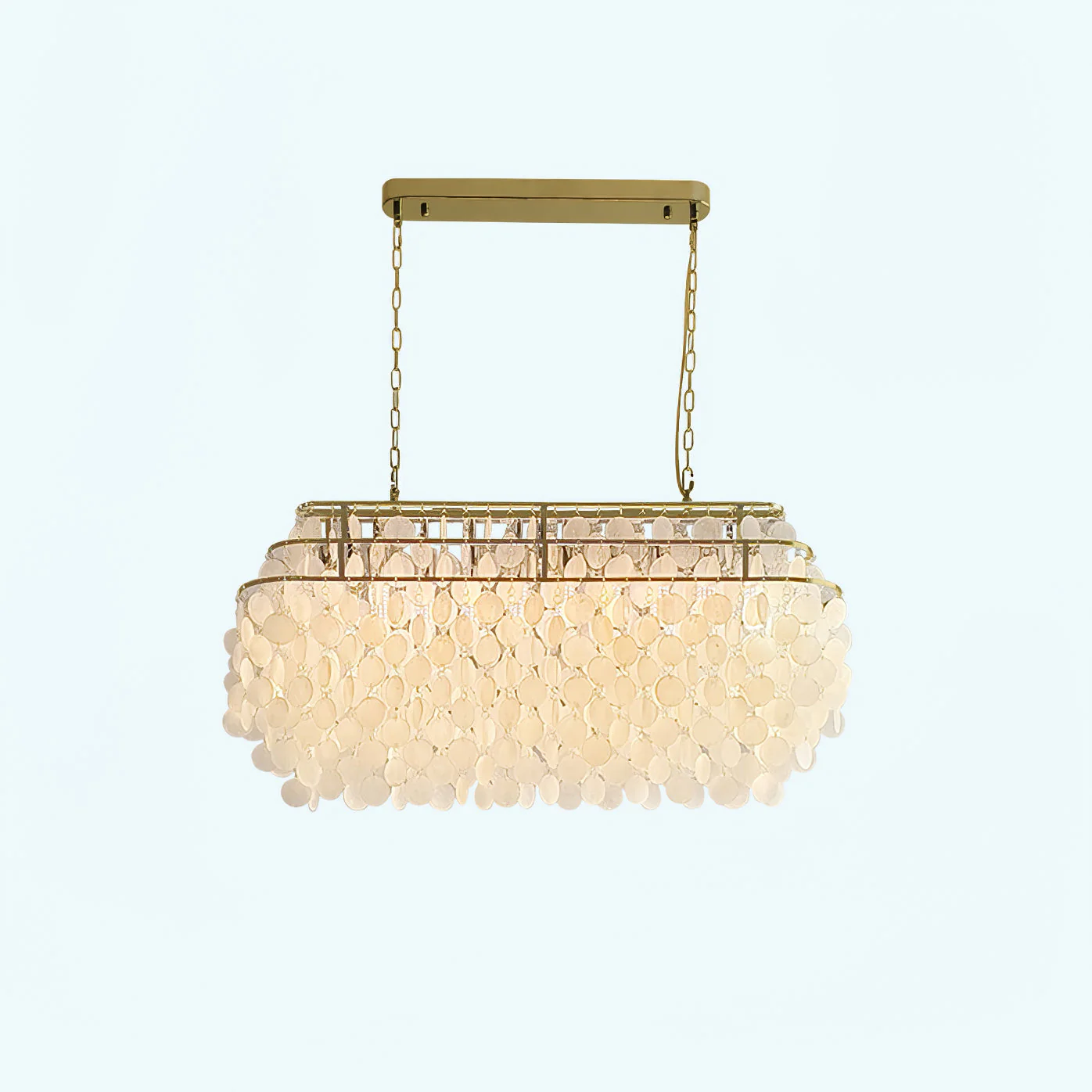 Round Shell Chandelier - Image 117