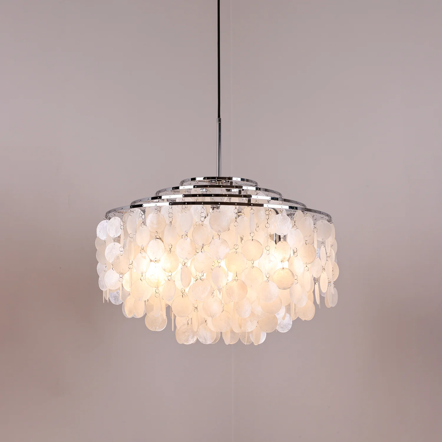 Round Shell Chandelier - Image 144