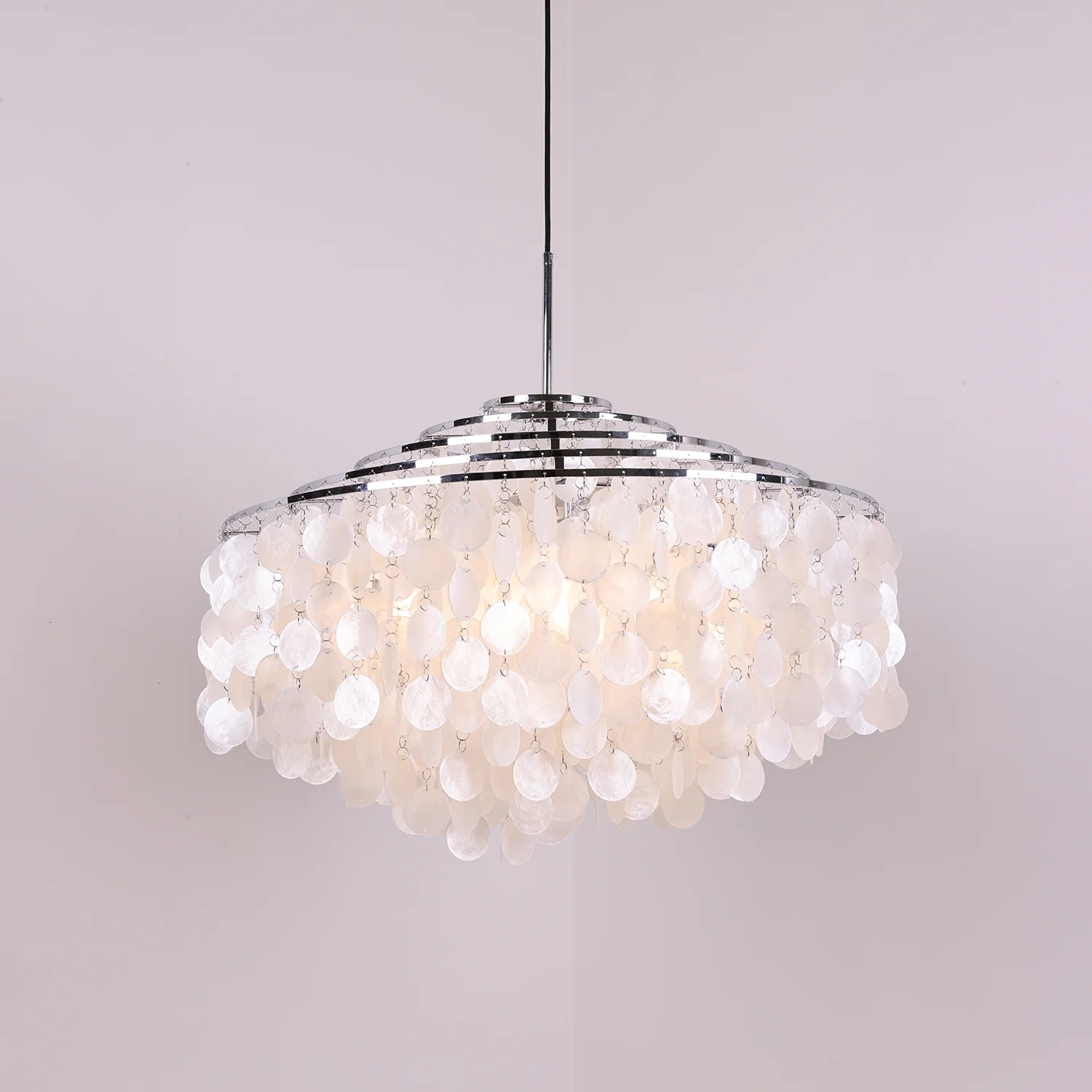 Round Shell Chandelier - Image 146