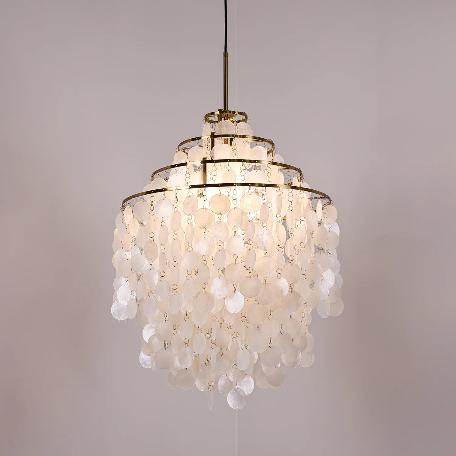 Round Shell Chandelier - Image 148