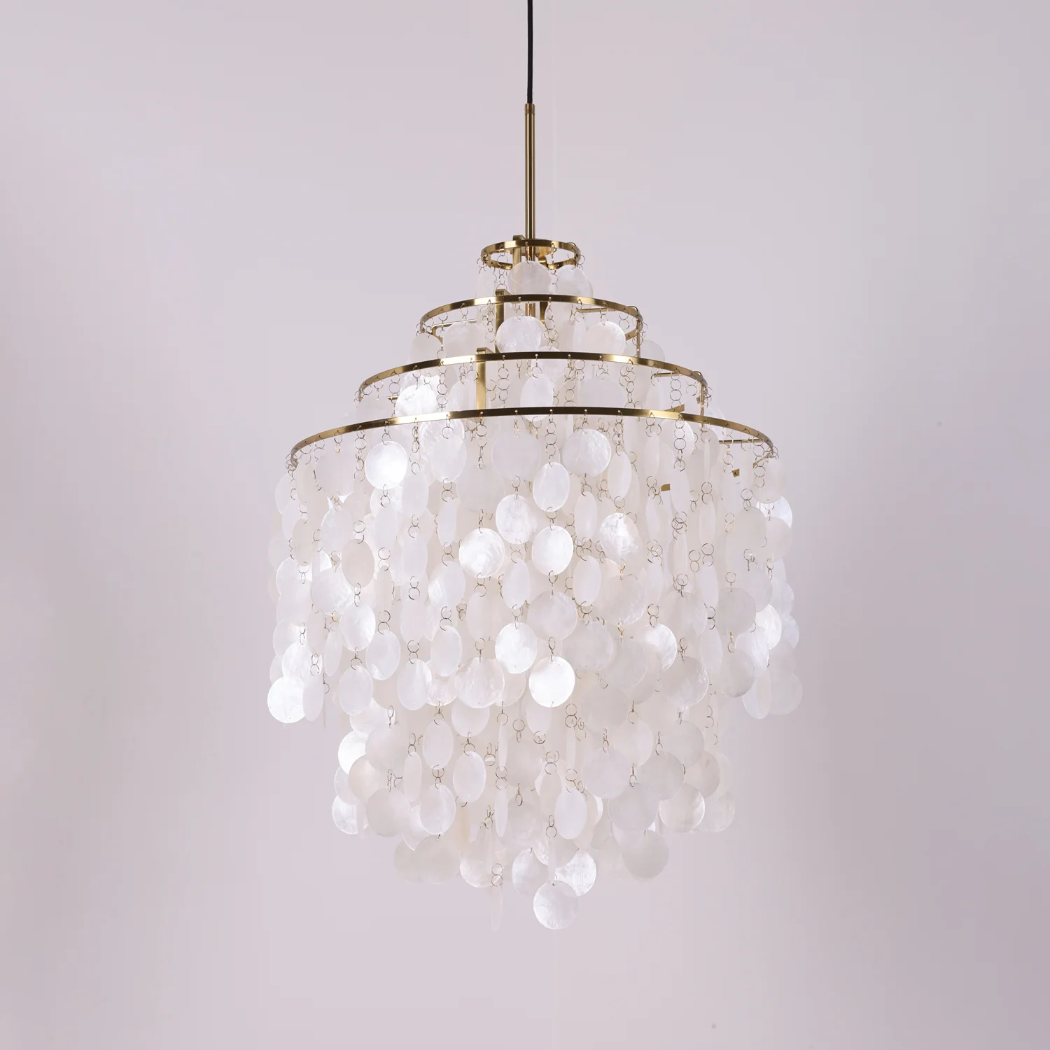 Round Shell Chandelier - Image 149