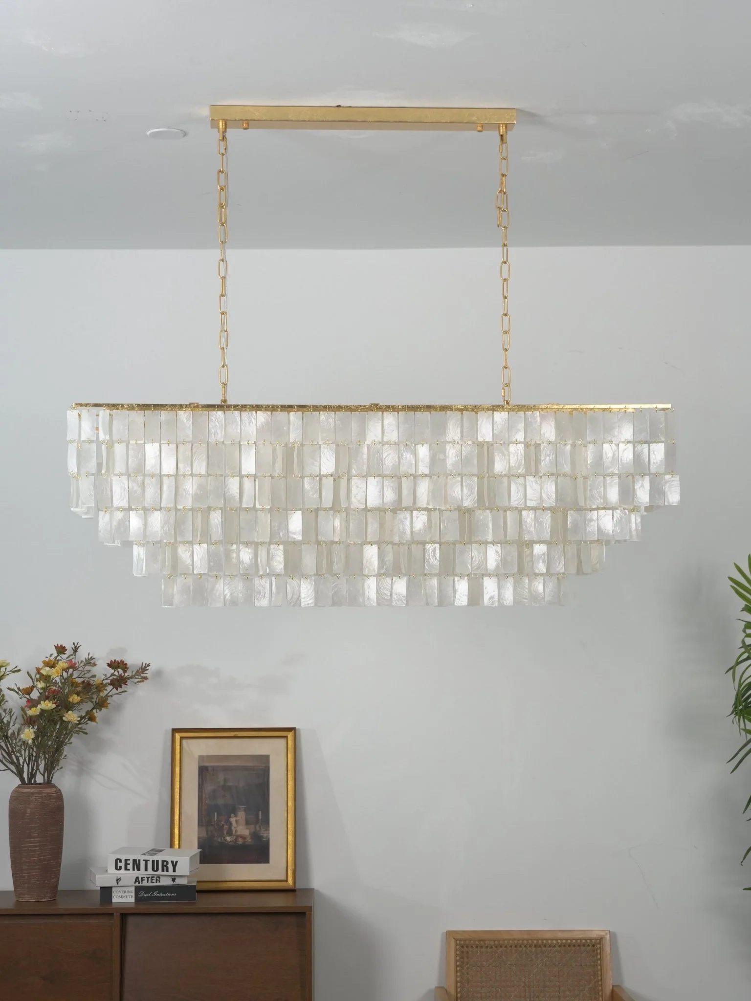 Round Shell Chandelier - Image 152