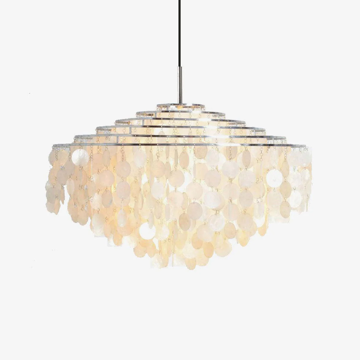 Round Shell Chandelier - Image 24