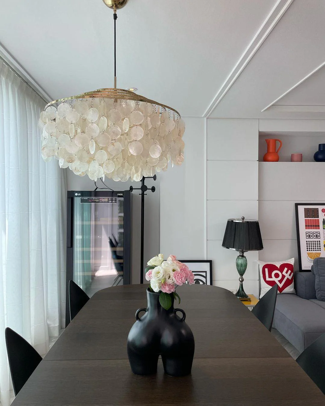 Round Shell Chandelier - Image 29