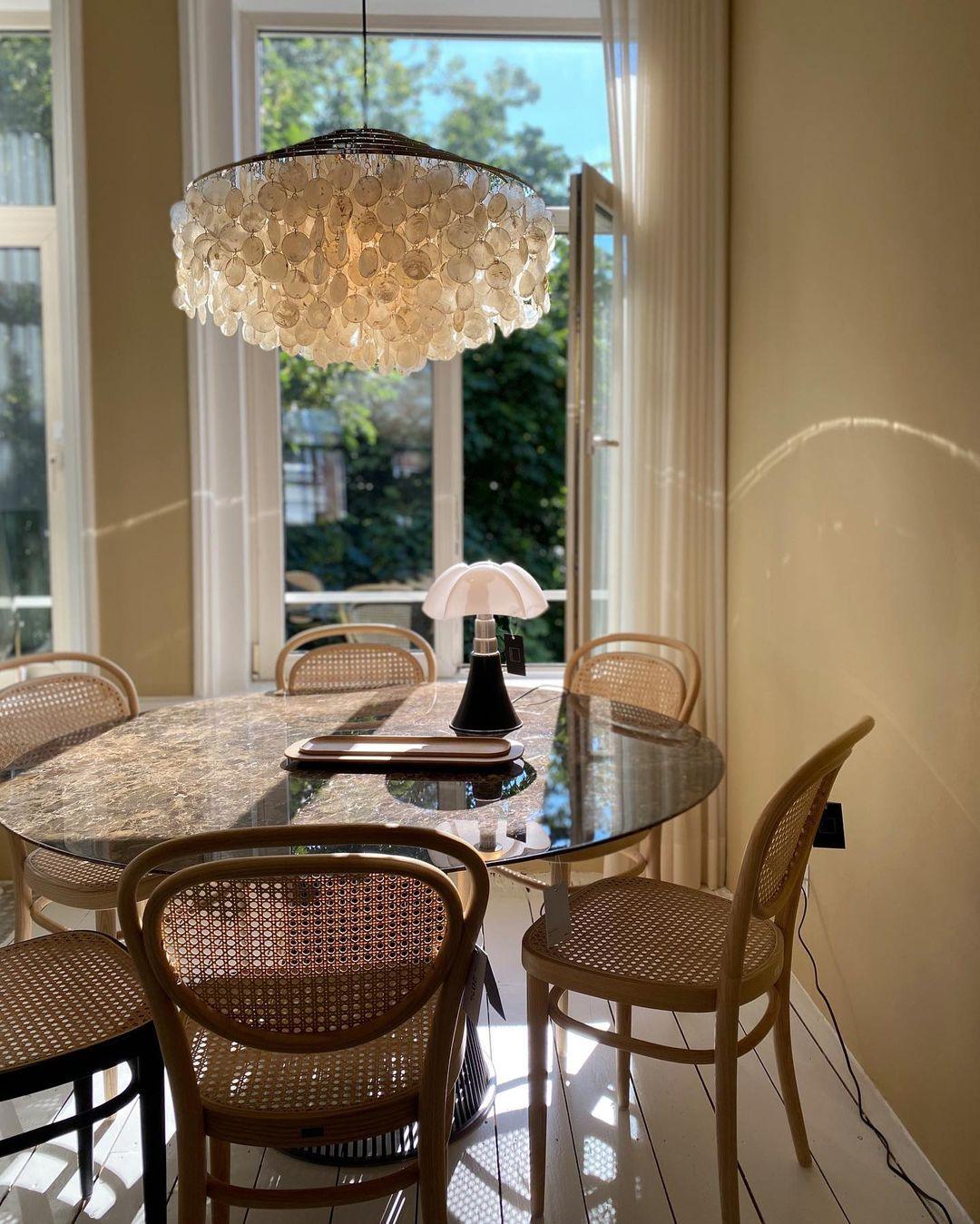 Round Shell Chandelier - Image 37