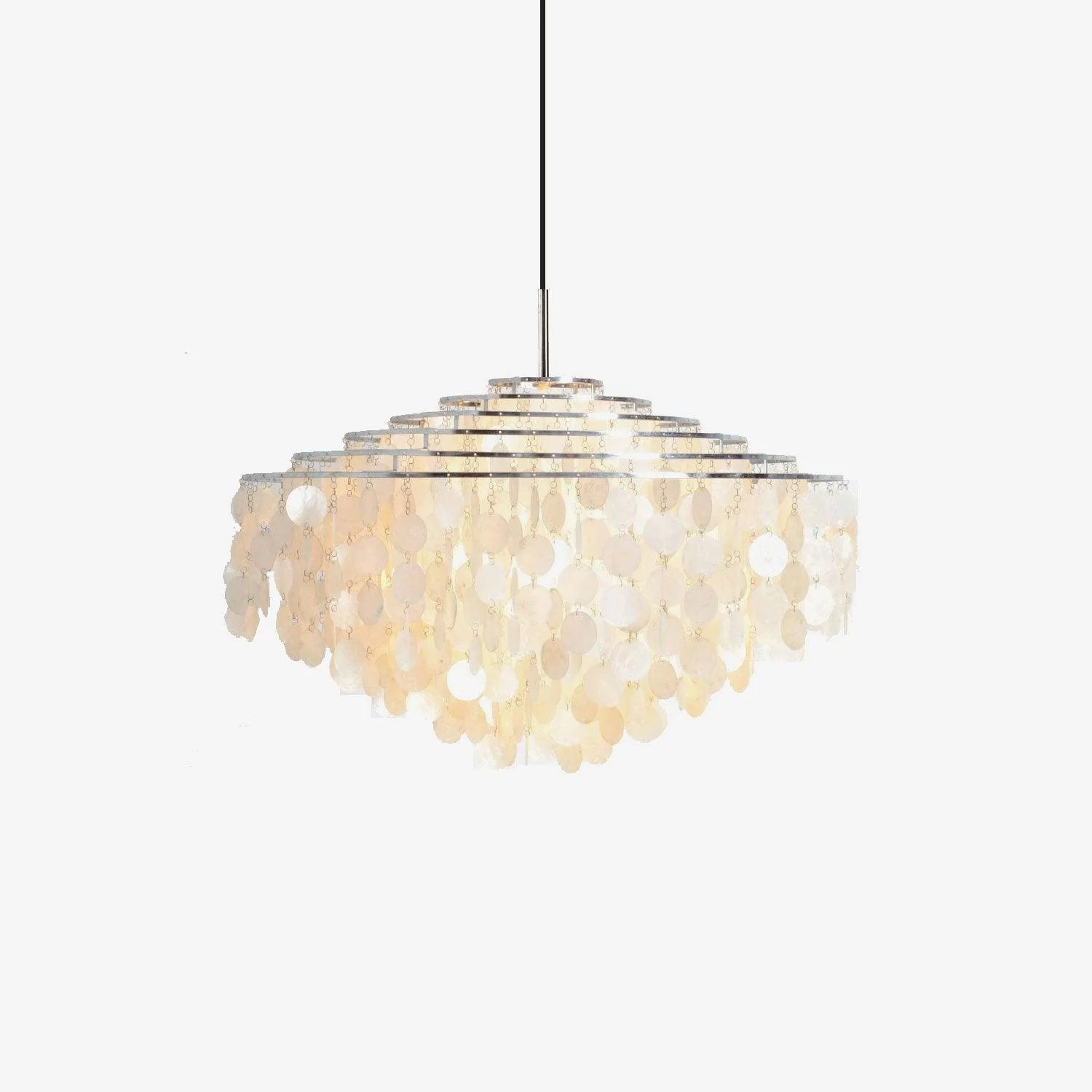 Round Shell Chandelier - Image 42