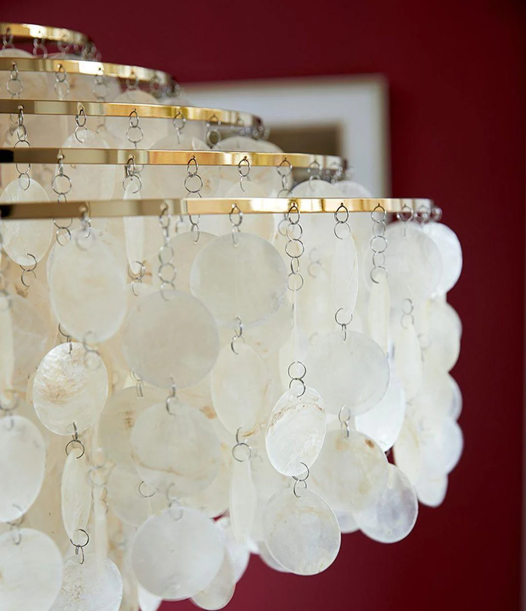 Round Shell Chandelier - Image 46