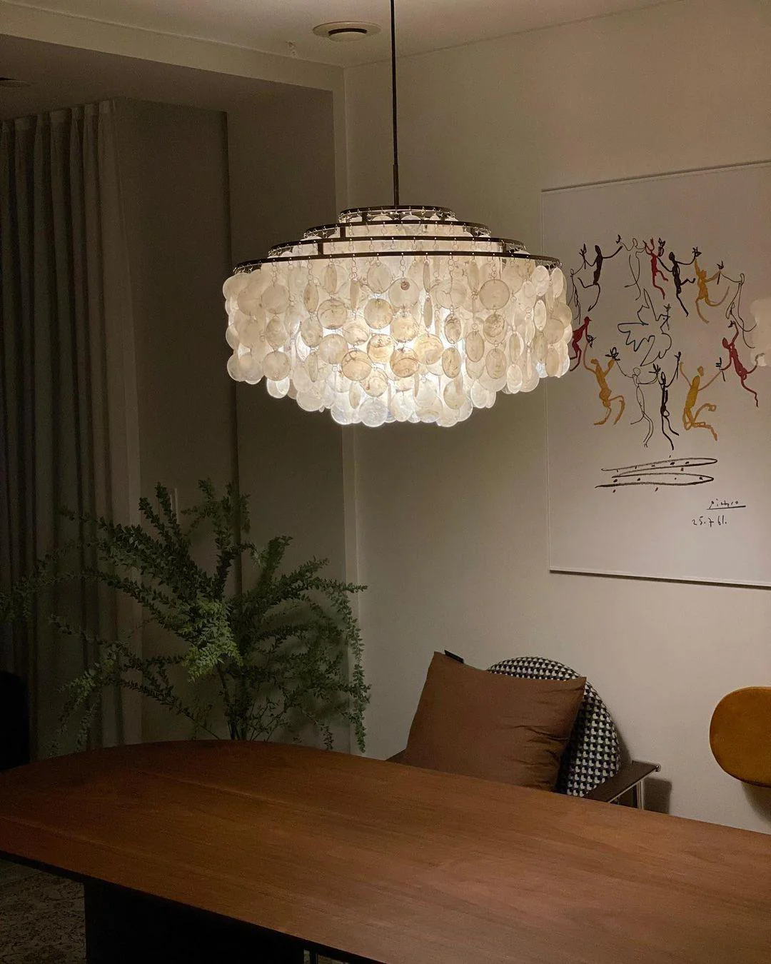 Round Shell Chandelier - Image 49