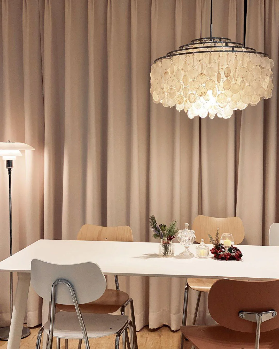 Round Shell Chandelier - Image 55