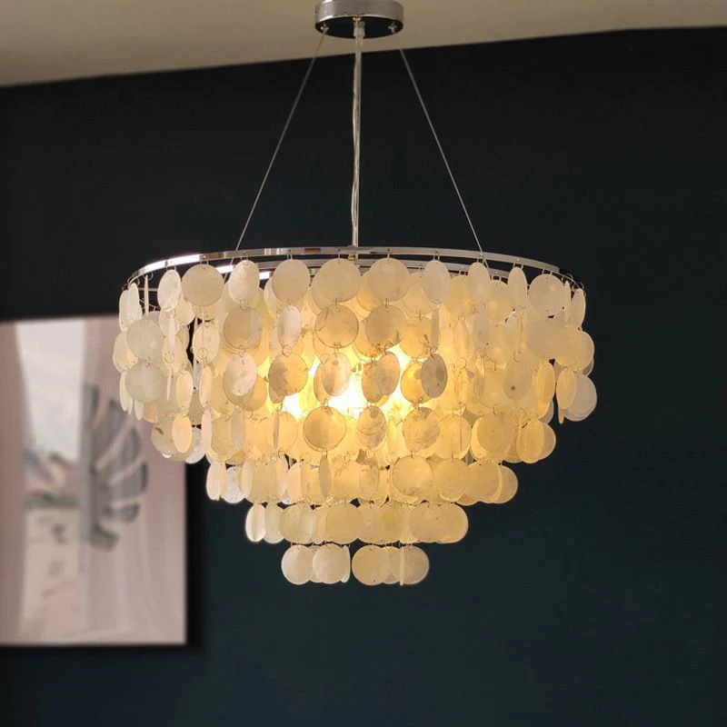 Round Shell Chandelier - Image 60