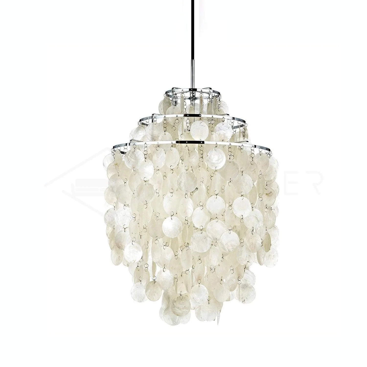 Round Shell Chandelier - Image 91