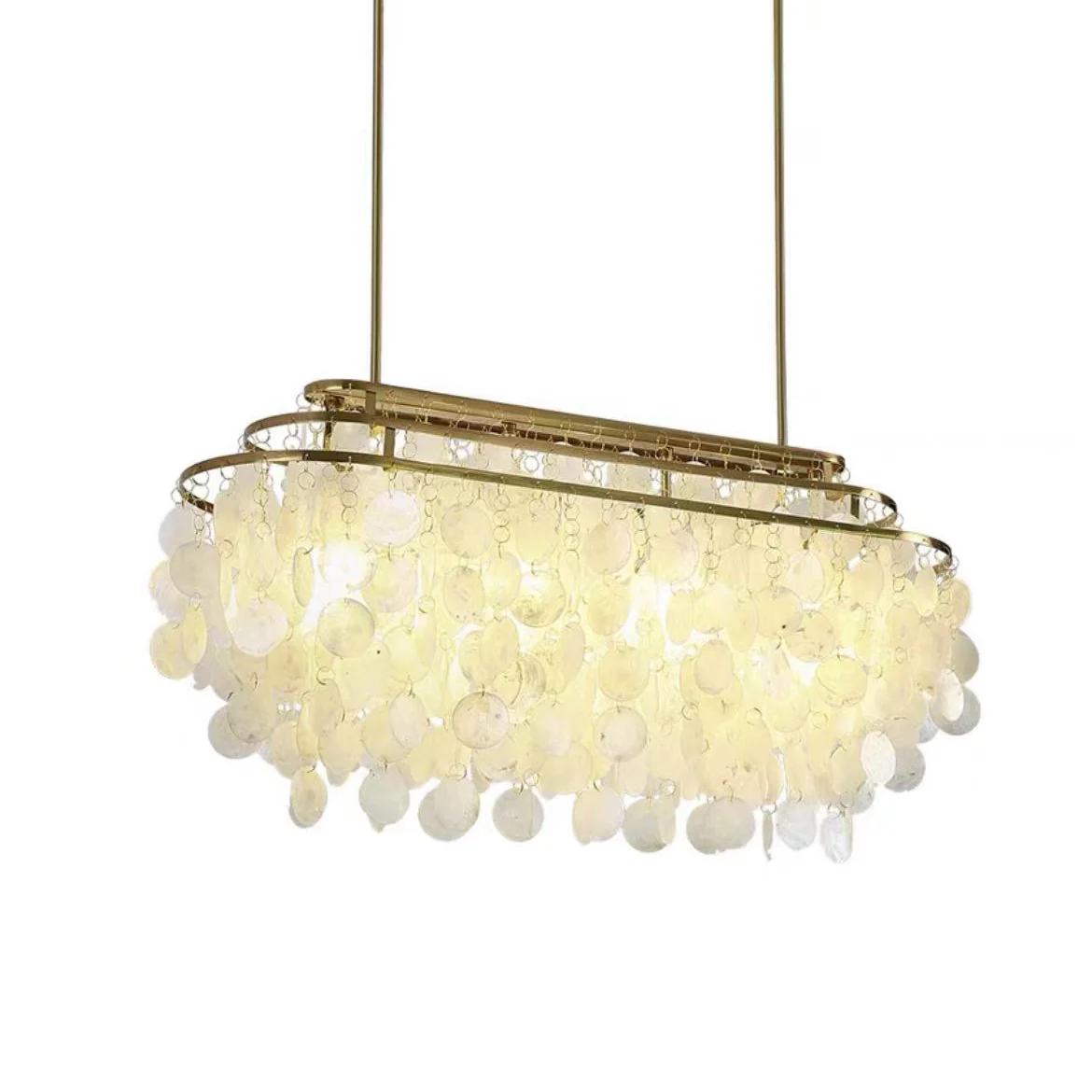Round Shell Chandelier - Image 95