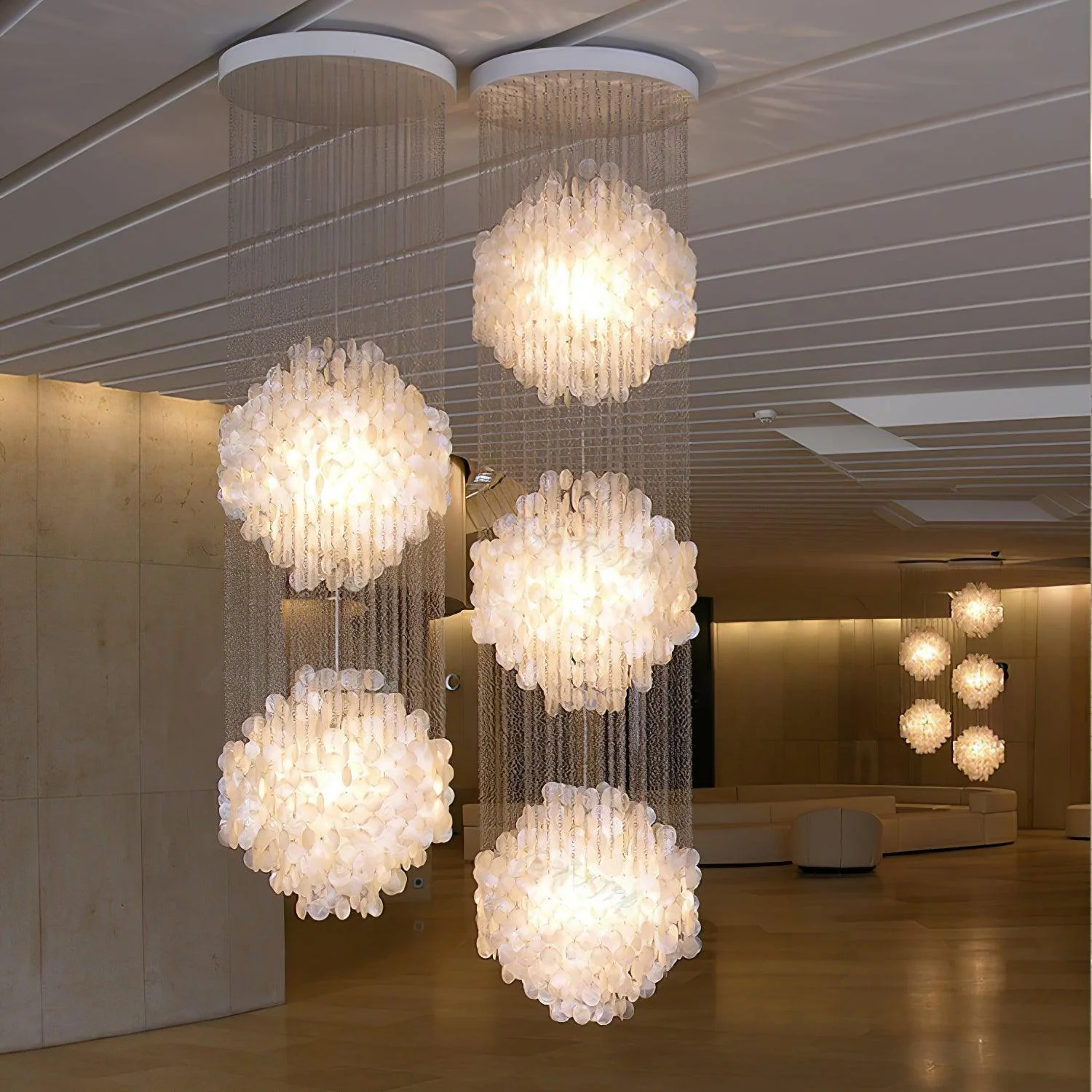 Shell Waterfall Chandelier - Image 17