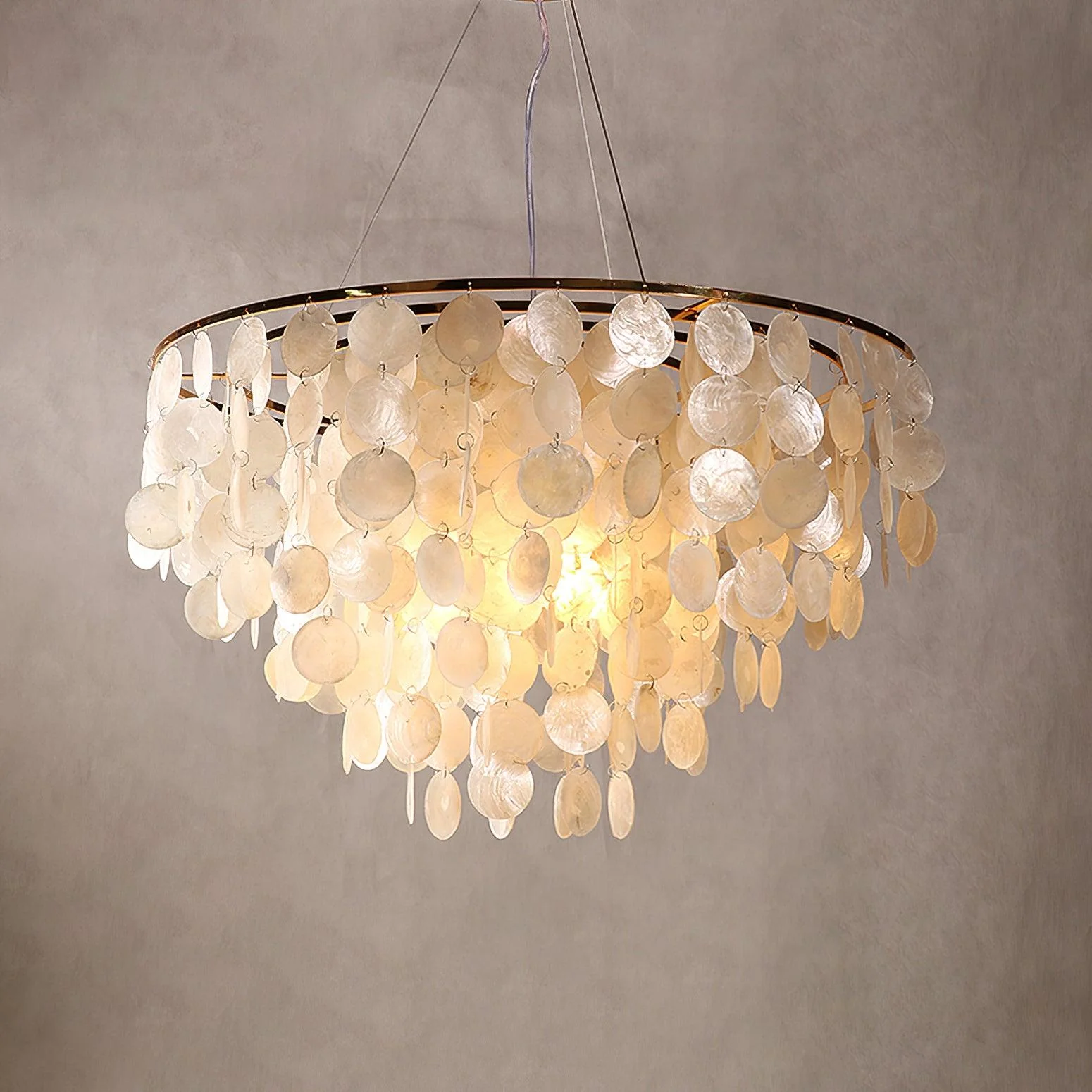 Shell Wind Chime Chandelier - Image 10