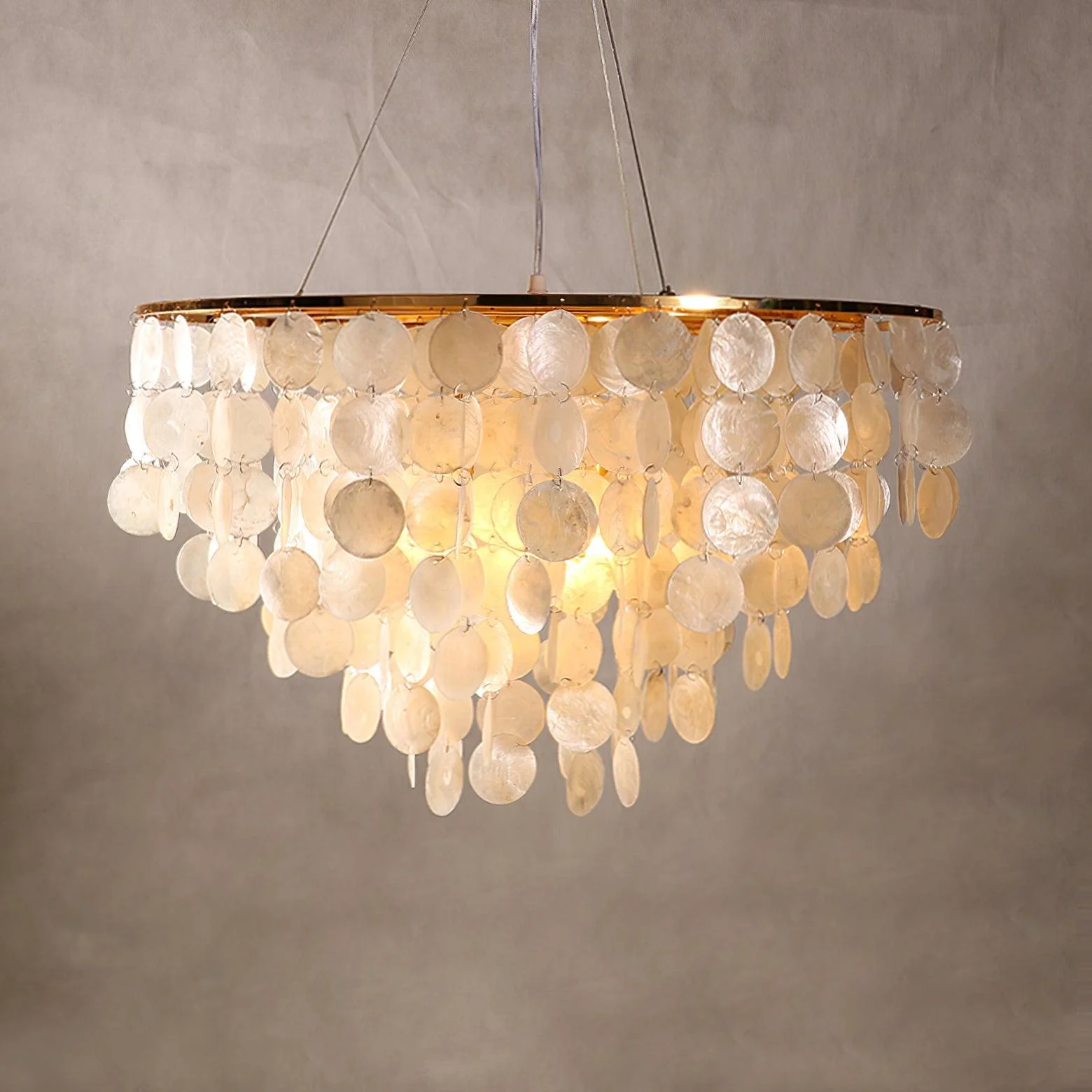 Shell Wind Chime Chandelier - Image 11