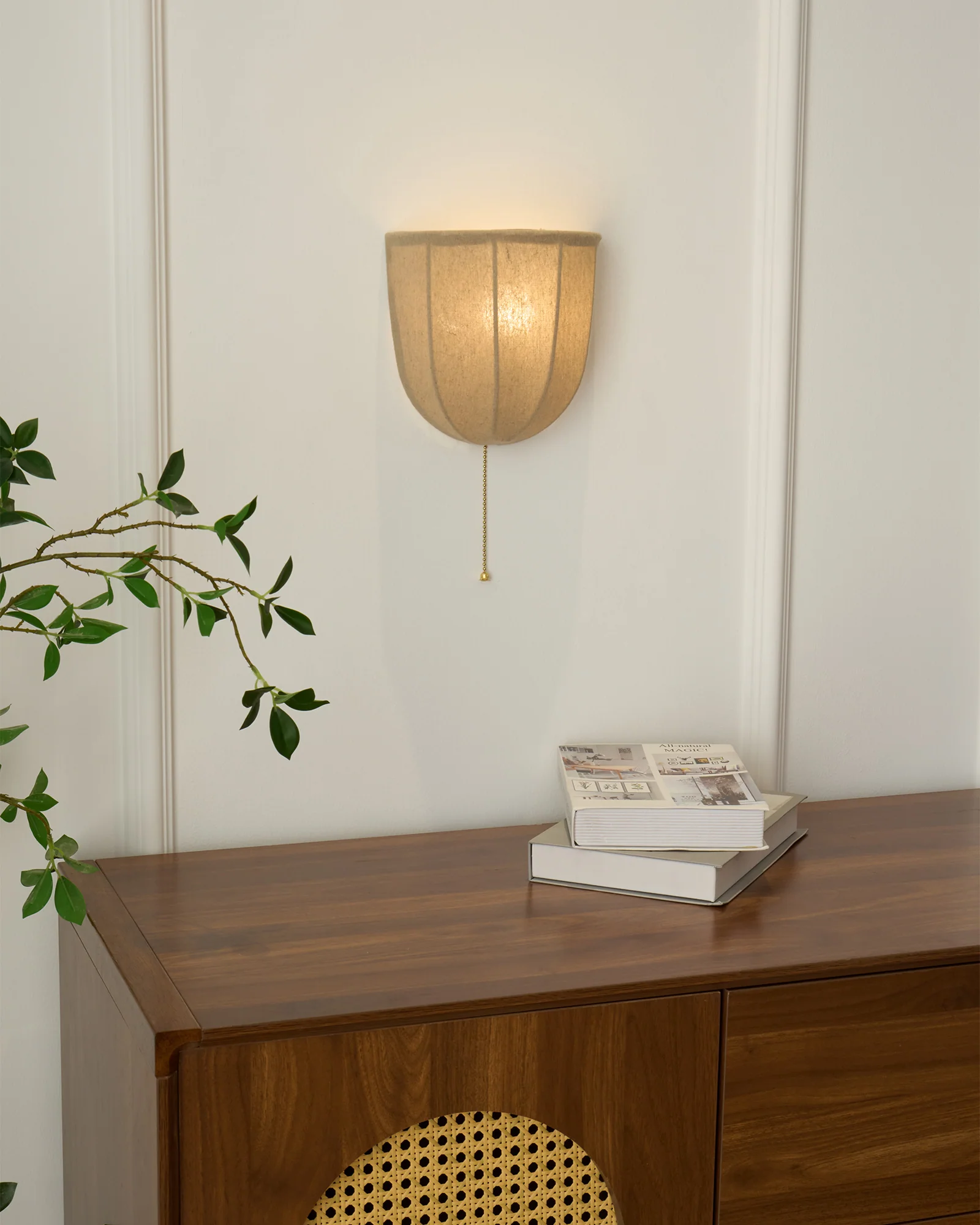 Sienna Linen Wall Sconce - Image 4