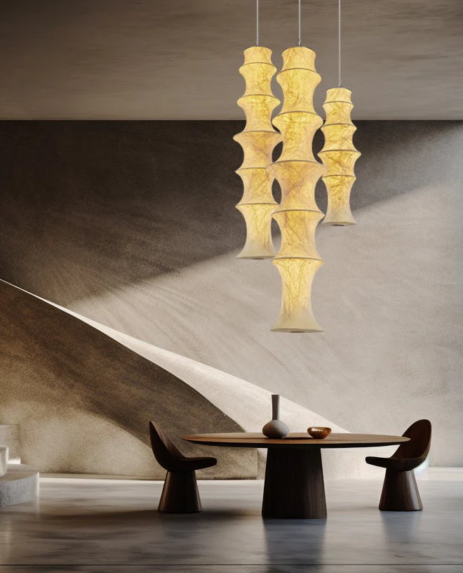 Silk Falkland Pendant Lamp - Image 3