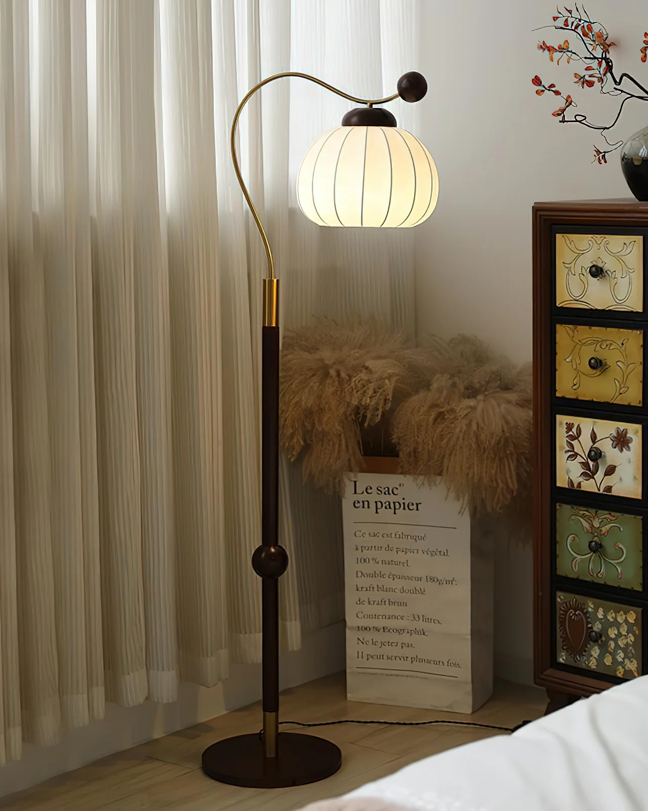 Silk Globe Floor Lamp - Image 15