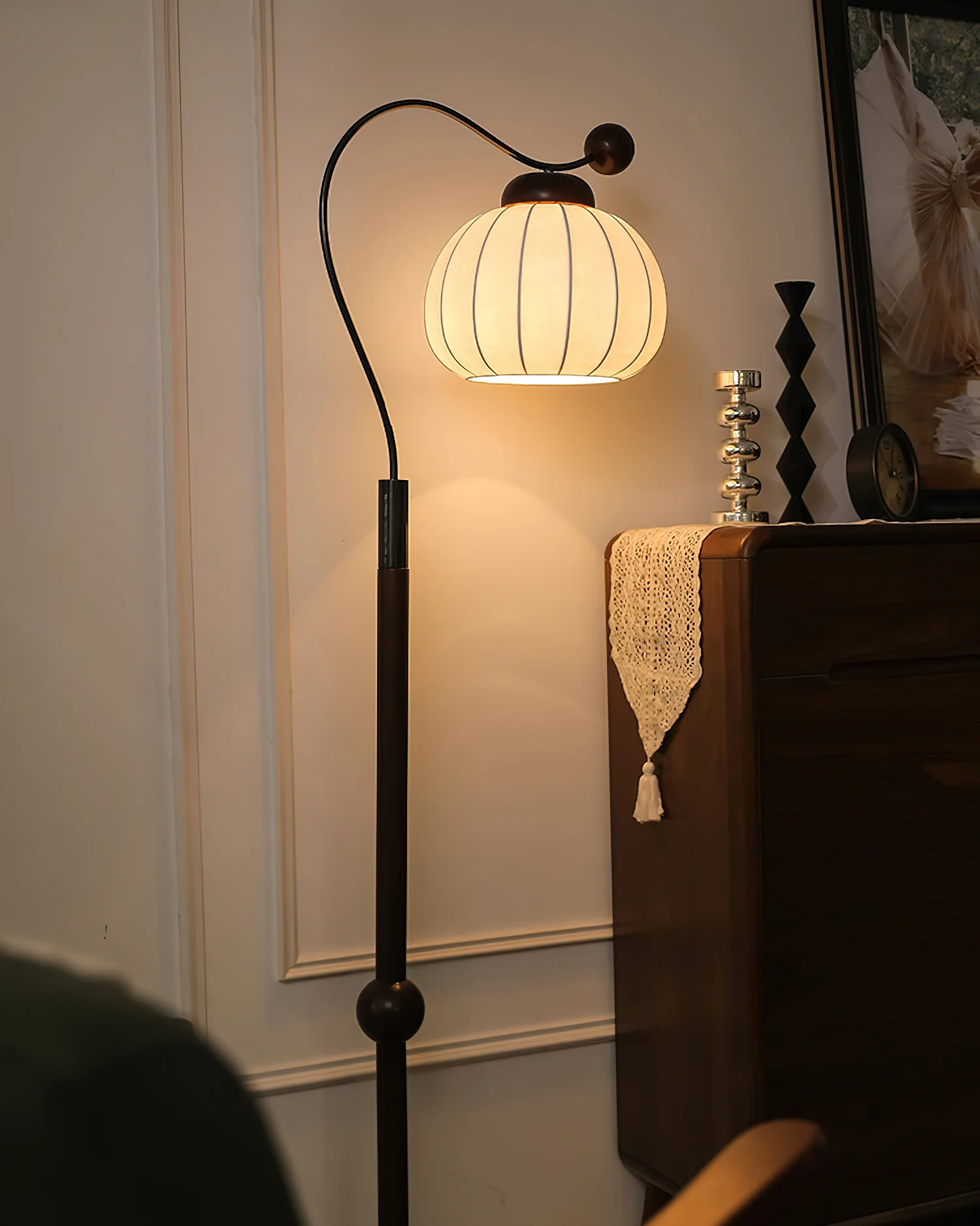 Silk Globe Floor Lamp - Image 8