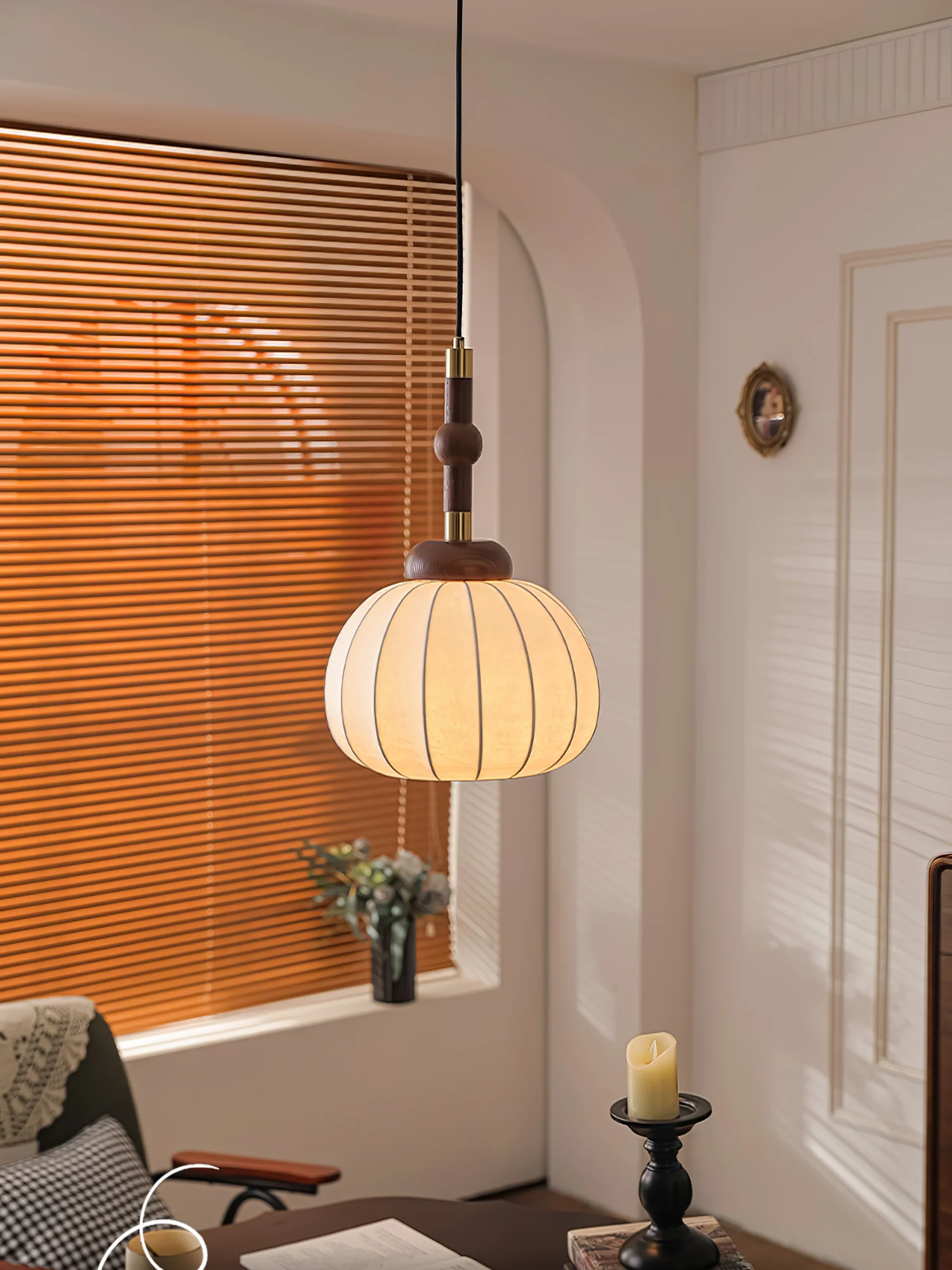 Silk Globe Pendant Lamp - Image 15