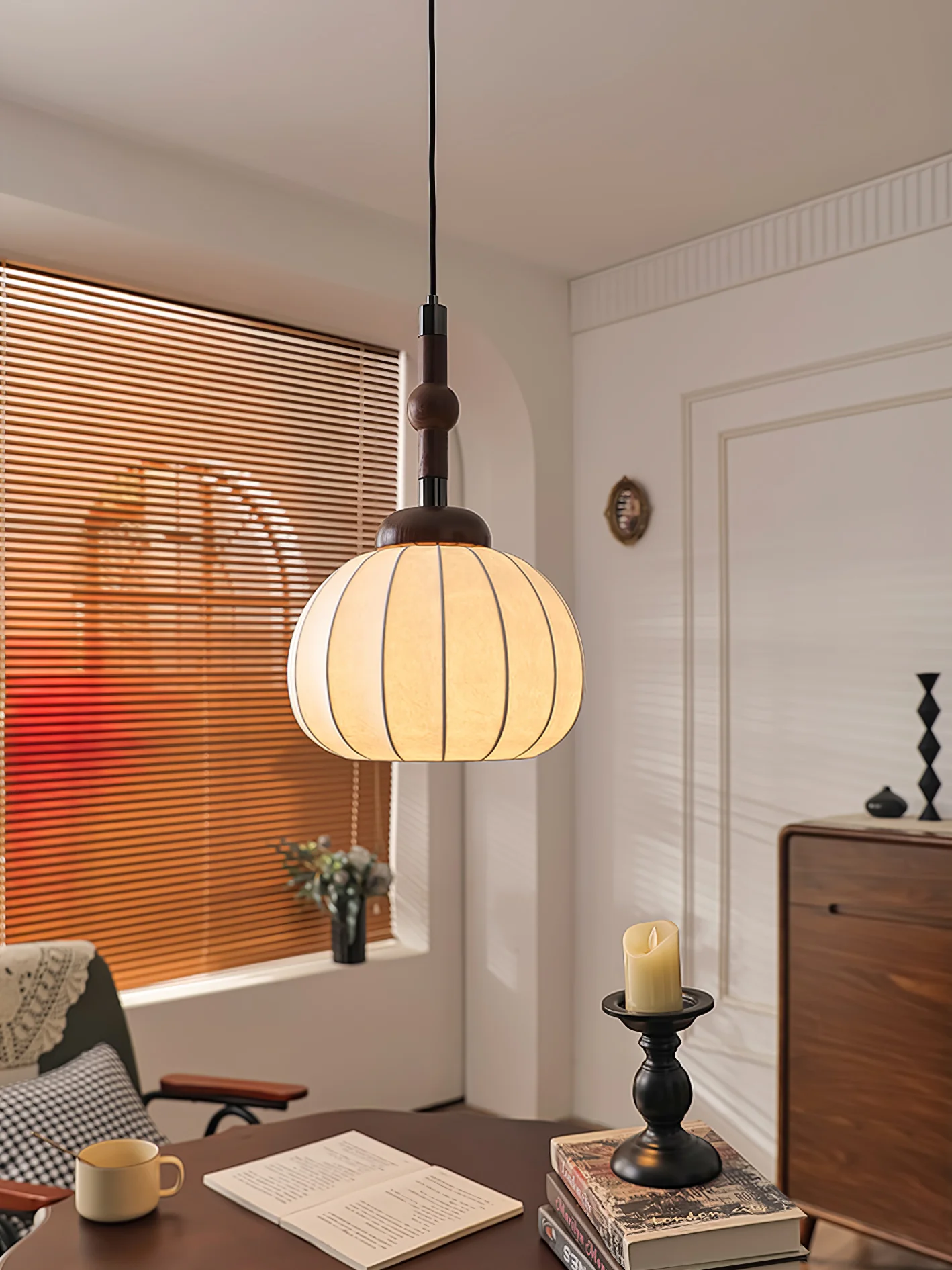 Silk Globe Pendant Lamp - Image 19