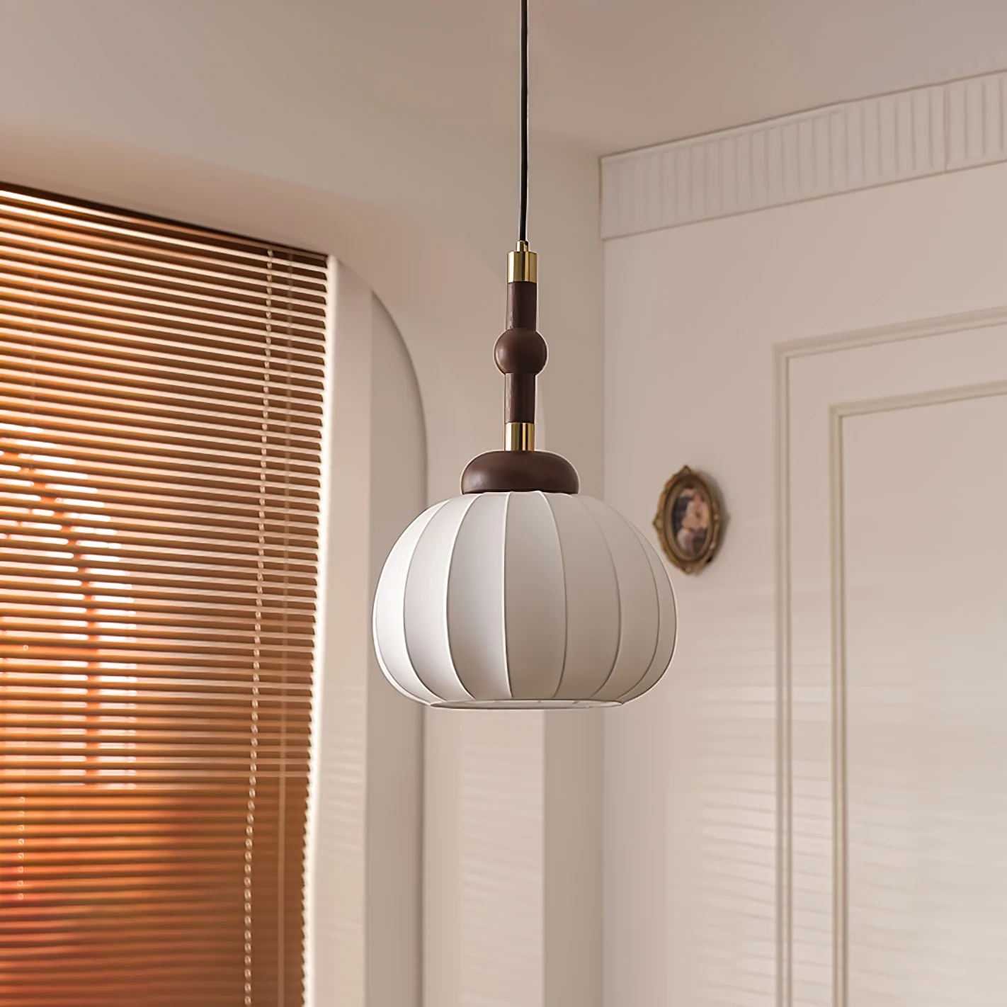 Silk Globe Pendant Lamp - Image 7