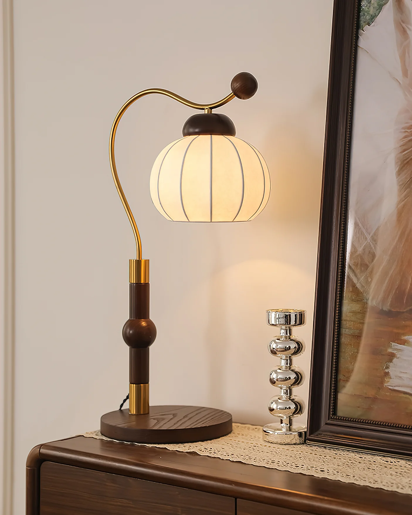 Silk Globe Table Lamp - Image 14