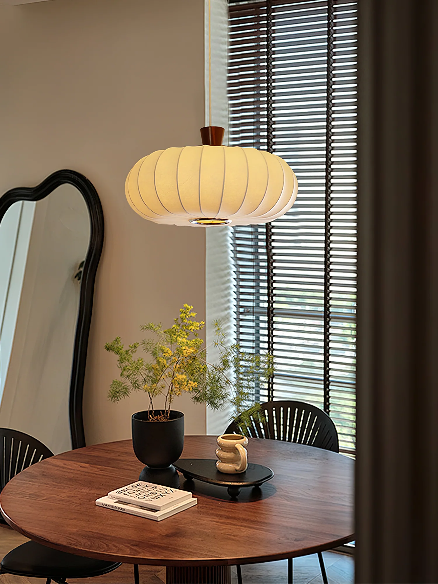 Silk Lantern Pendant Light - Image 9
