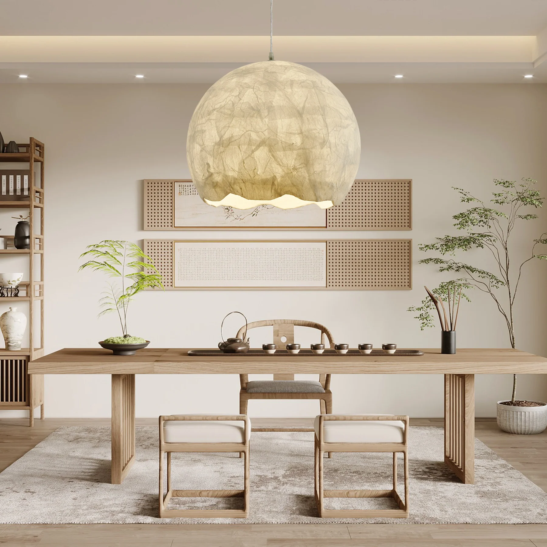 Silk Luna Pendant Lamp - Image 9