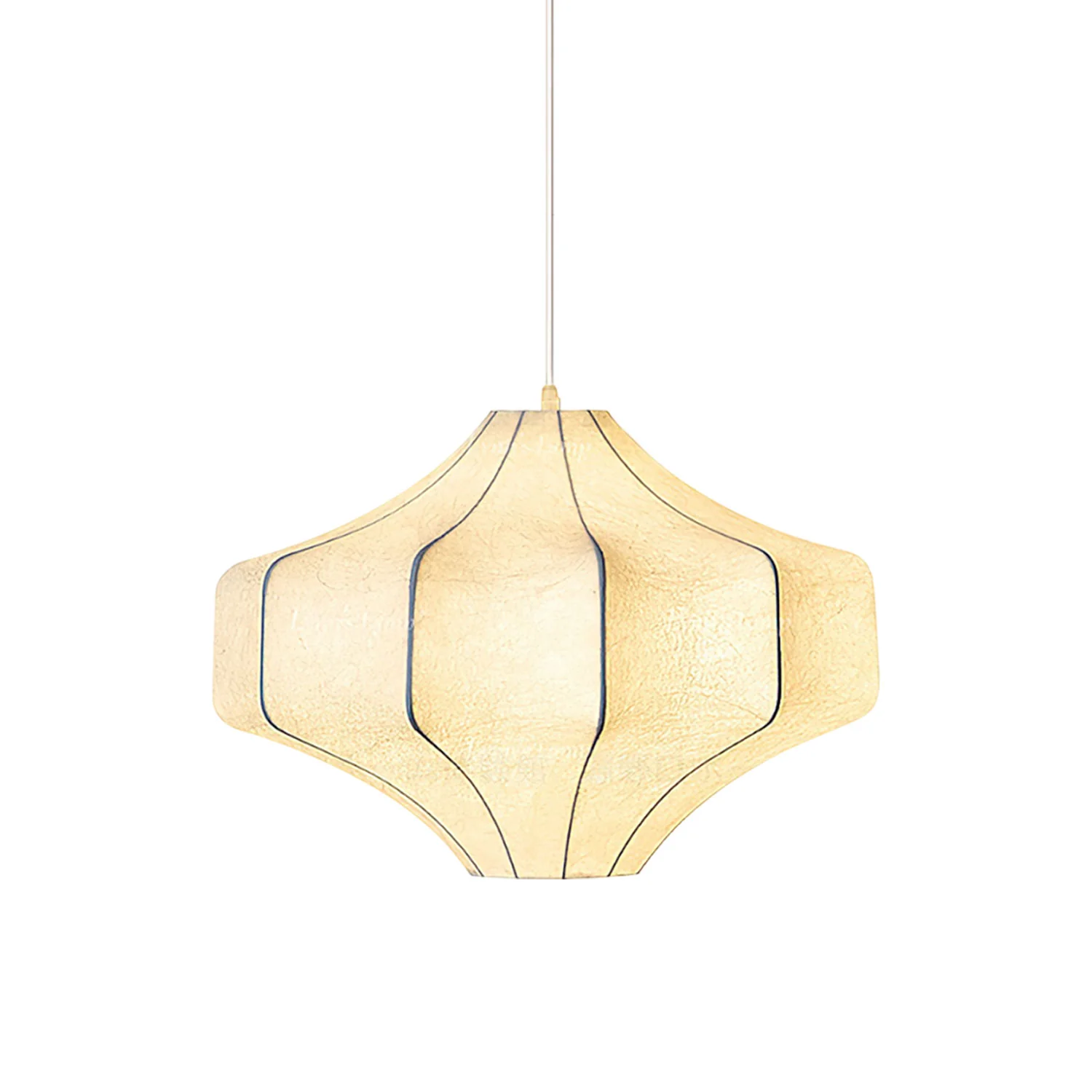 Silken Aura Silk Pendant Lamp - Image 12