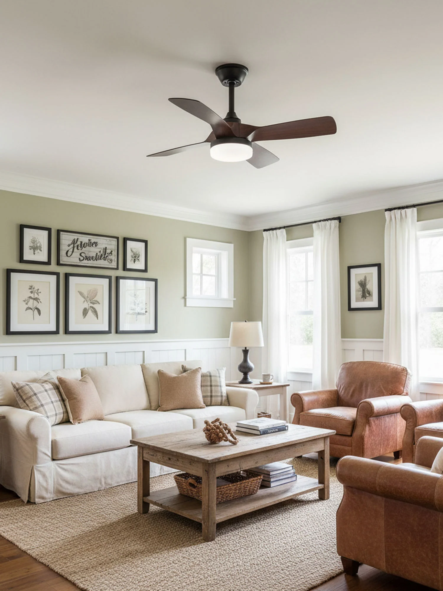 Silven Curve Ceiling Fan Light - Image 9