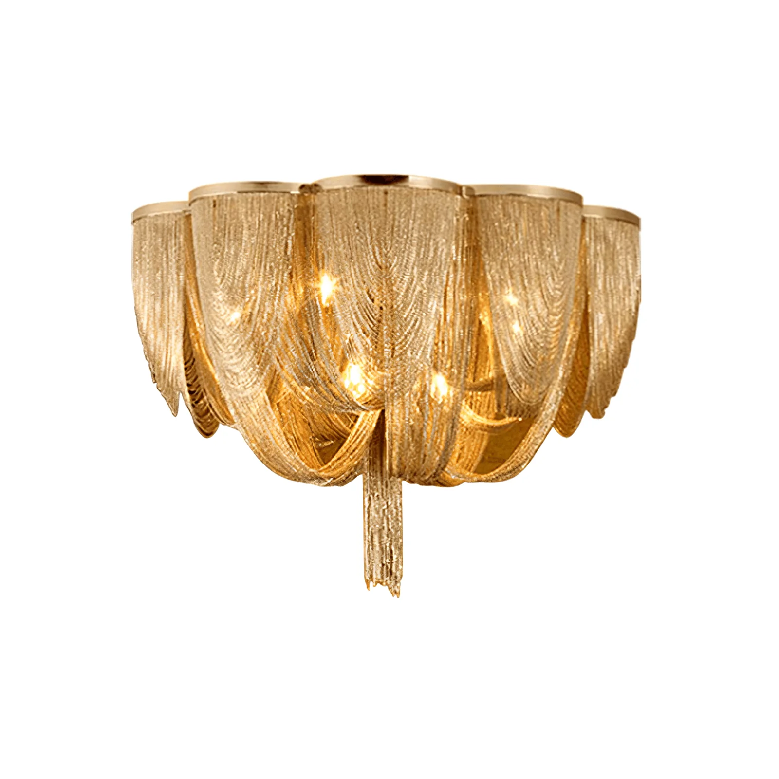 Silver Chain Tassel Ceiling Light - Image 21