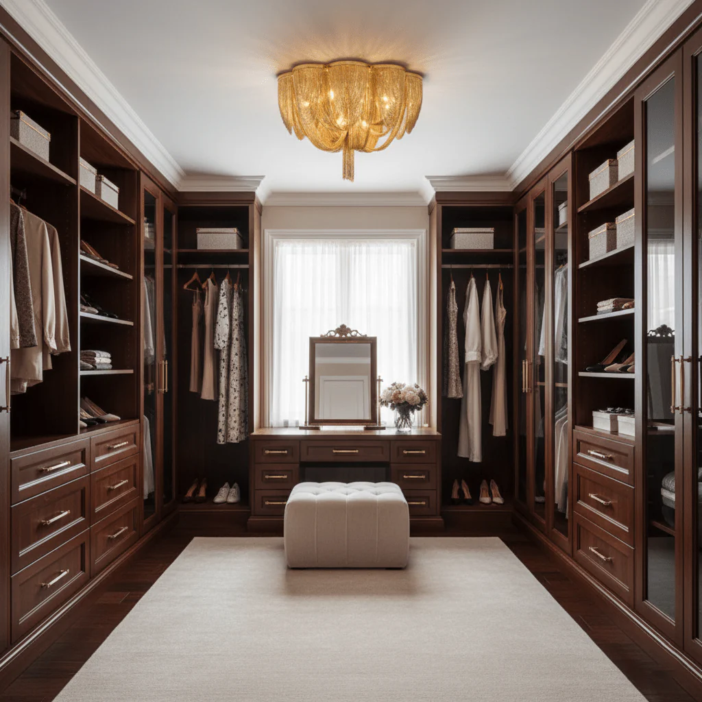 Silver Chain Tassel Ceiling Light - Image 7