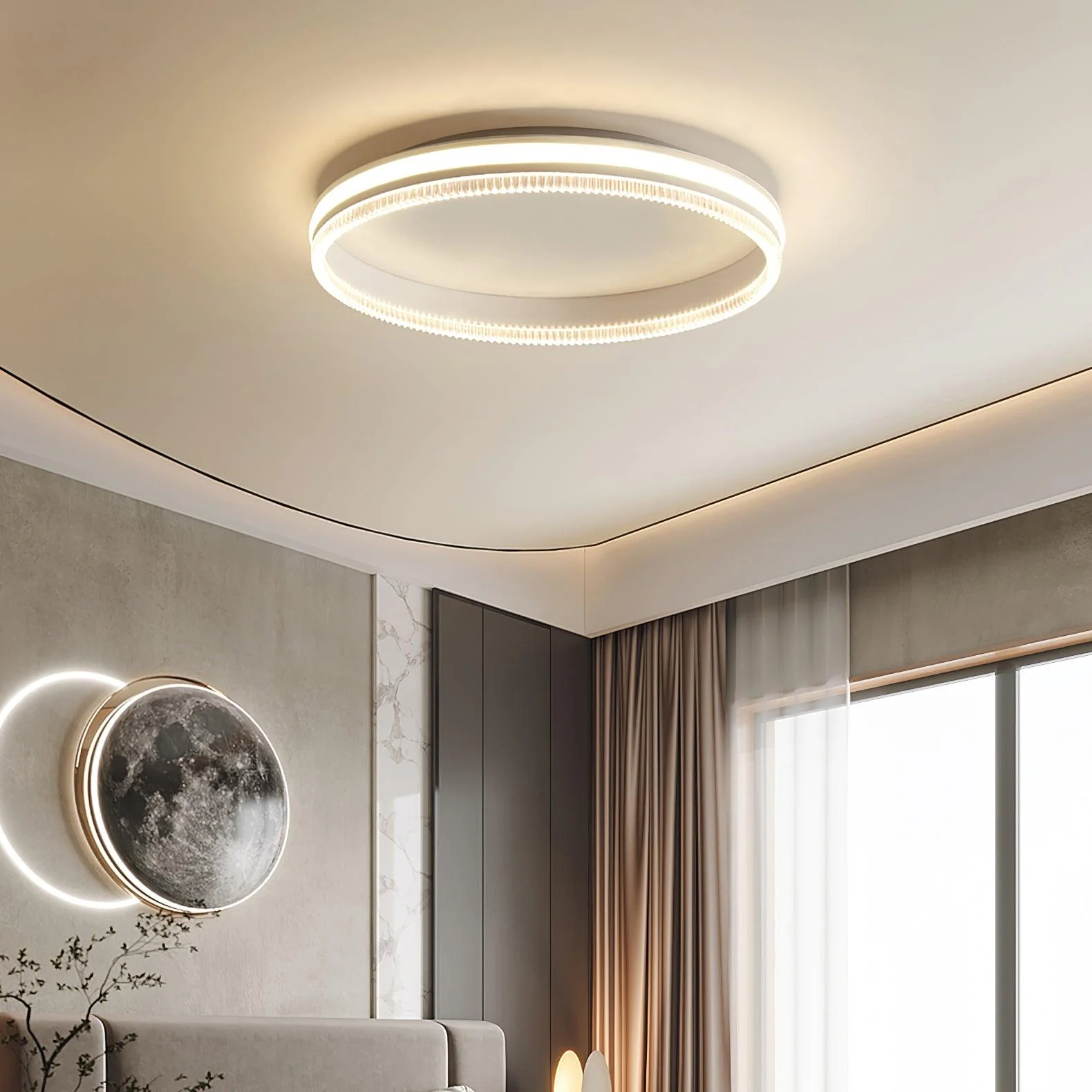 Simple Acrylic Ring Ceiling Light - Image 2