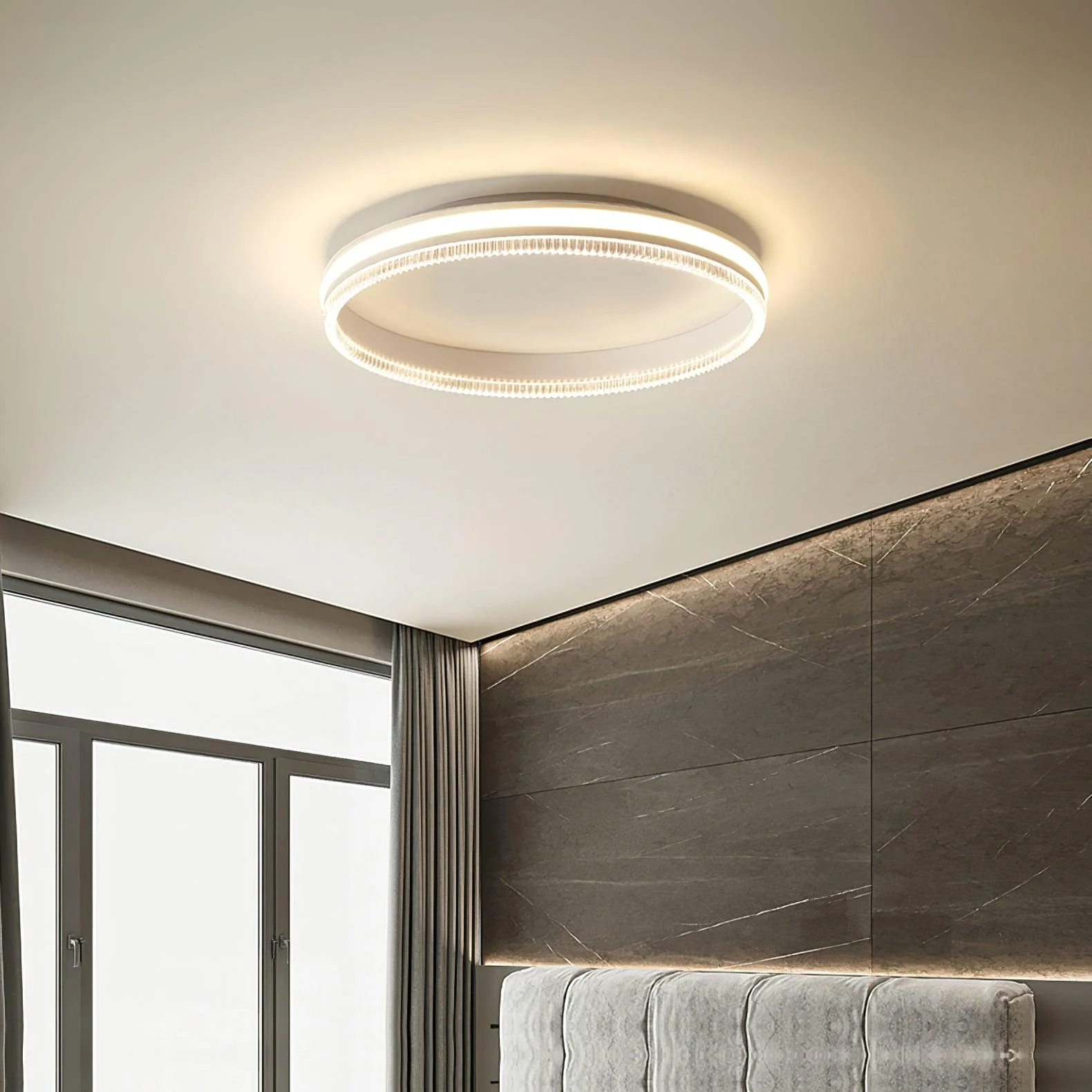 Simple Acrylic Ring Ceiling Light - Image 3