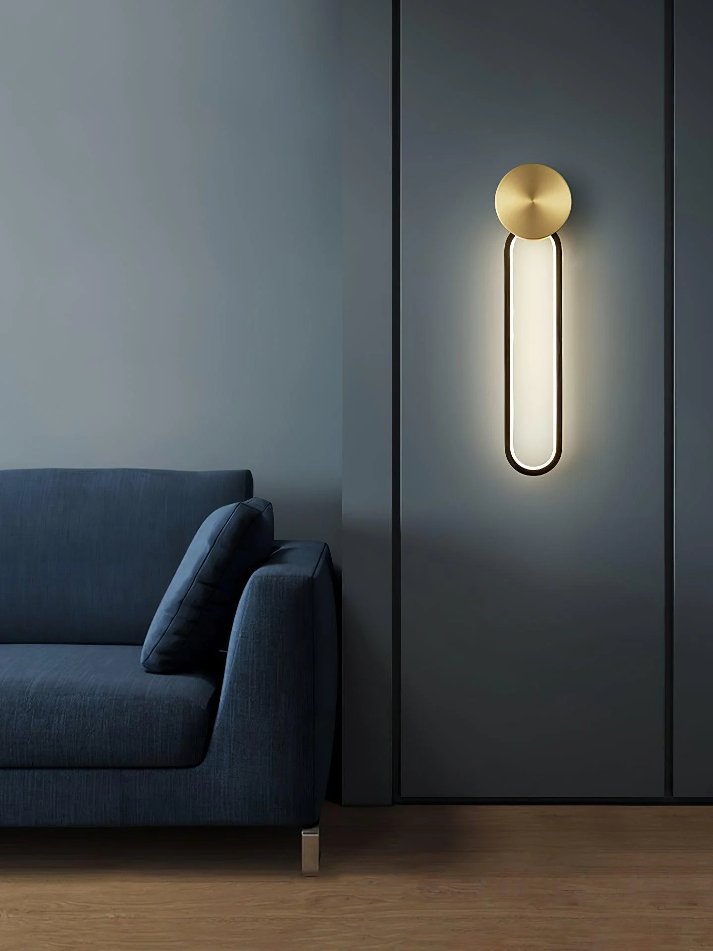 Simple Elliptical Wall Sconce - Image 12