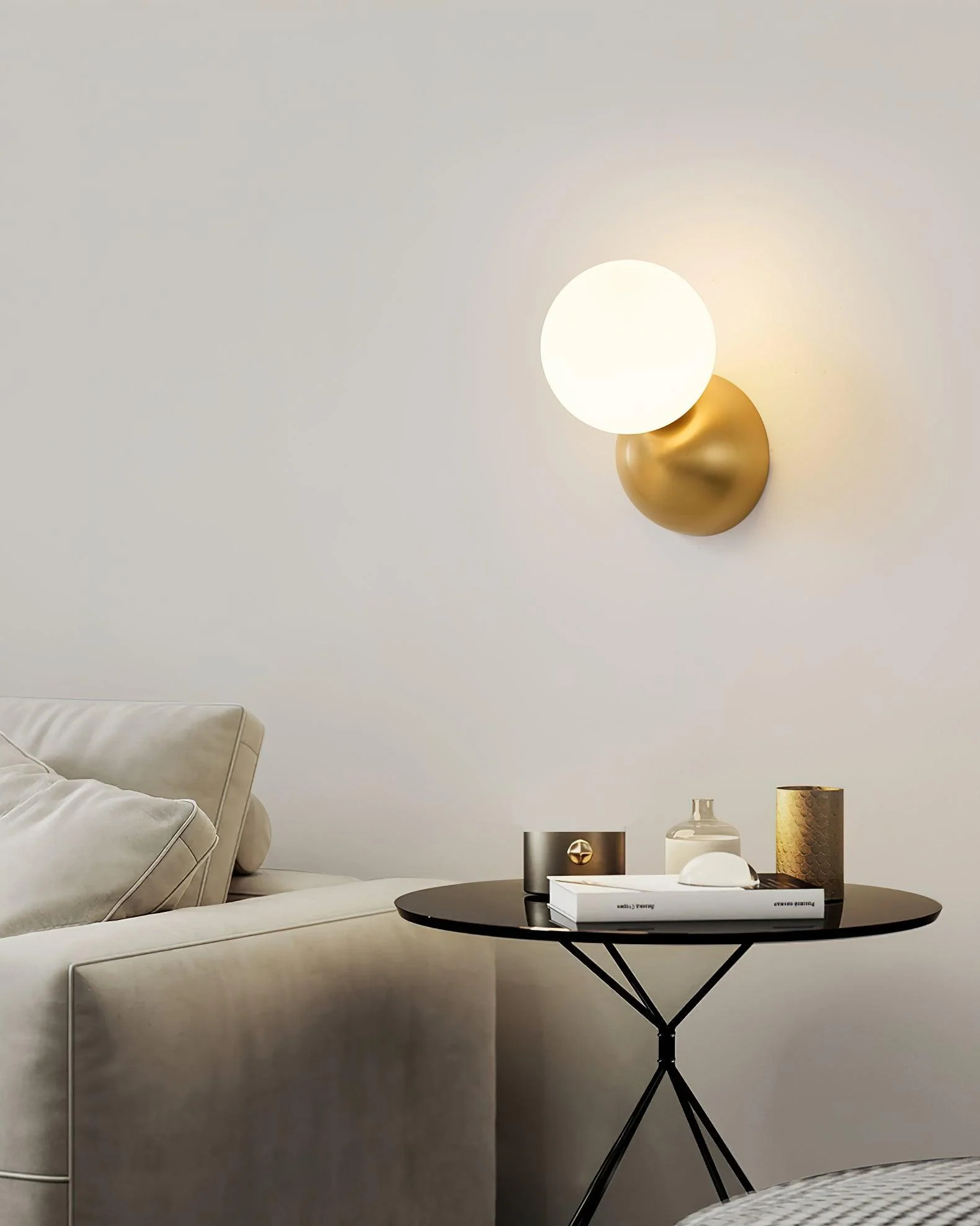 Single Globe Wall Light - Image 4