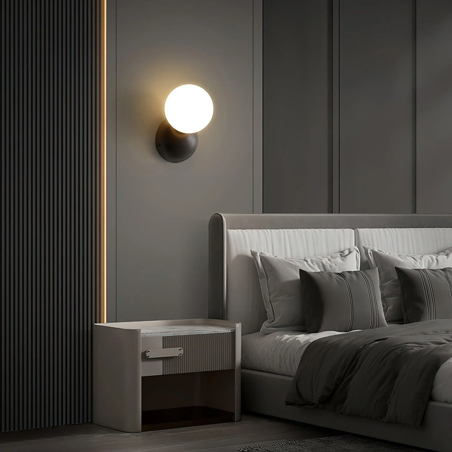 Single Globe Wall Light - Image 5