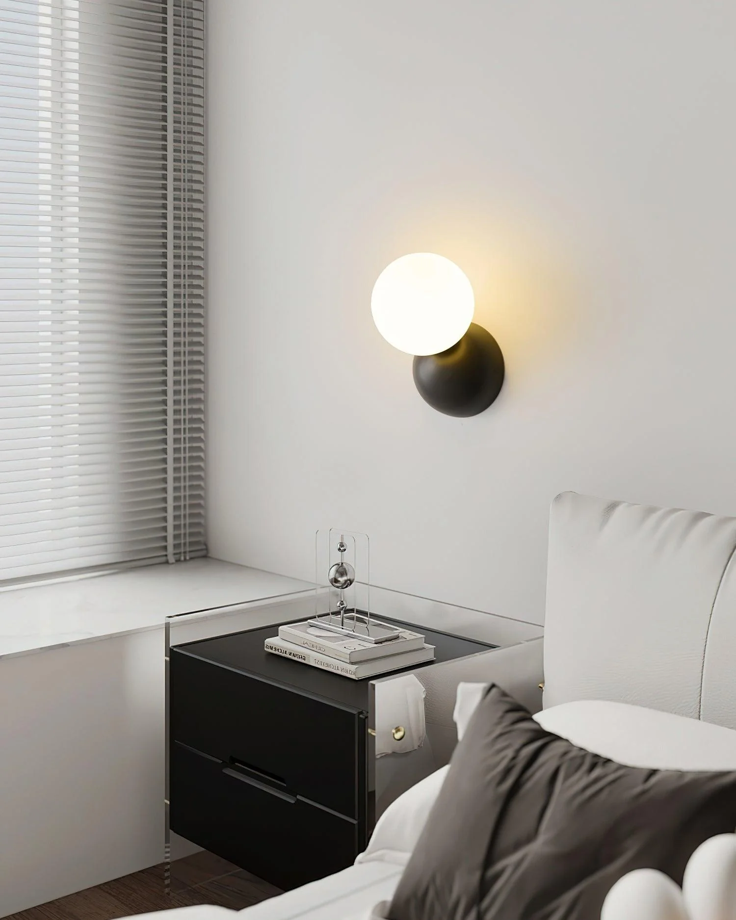 Single Globe Wall Light - Image 6