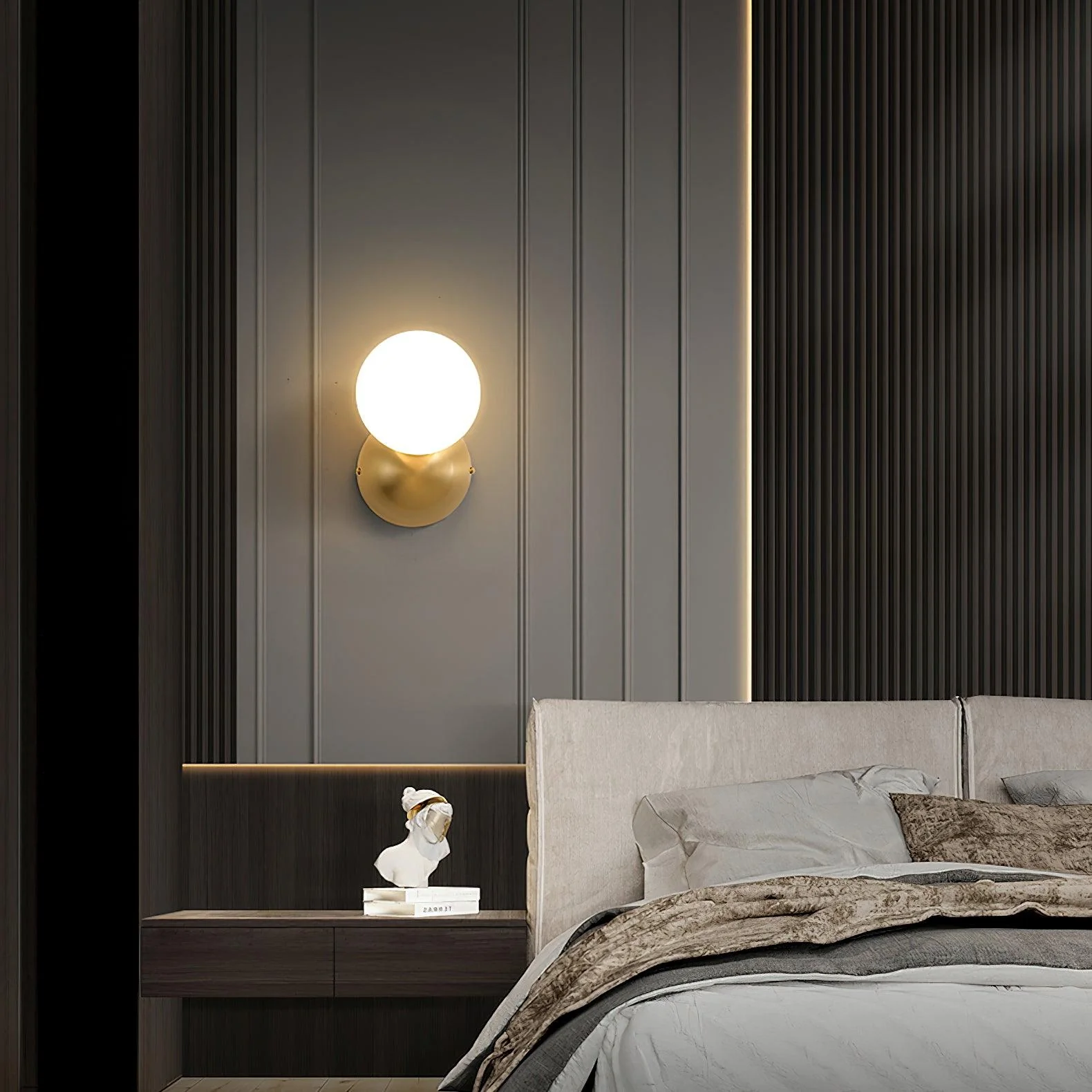 Single Globe Wall Light - Image 7